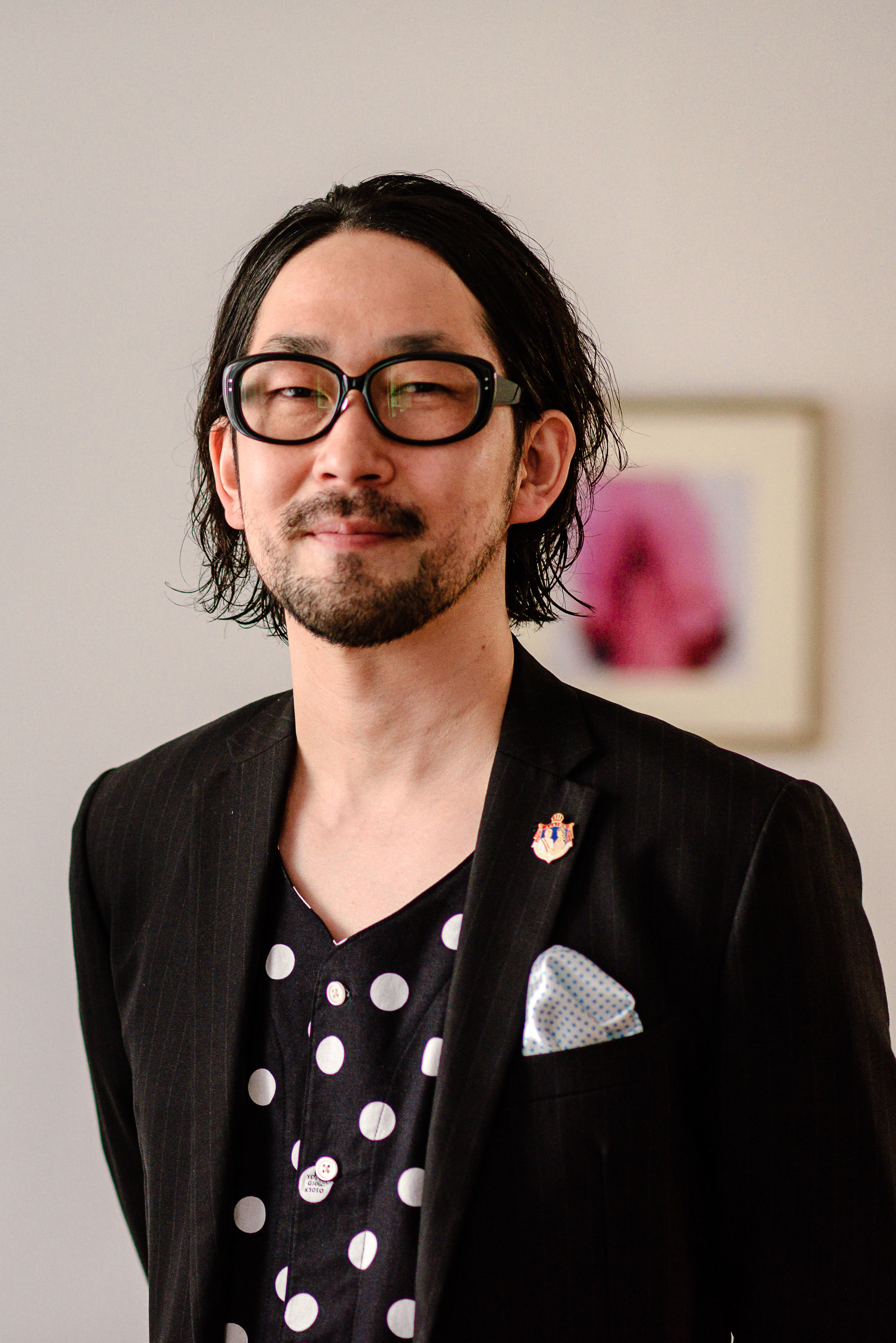 Takuya Yamamoto war bei der Öffnung seiner Ausstellung in Wien!