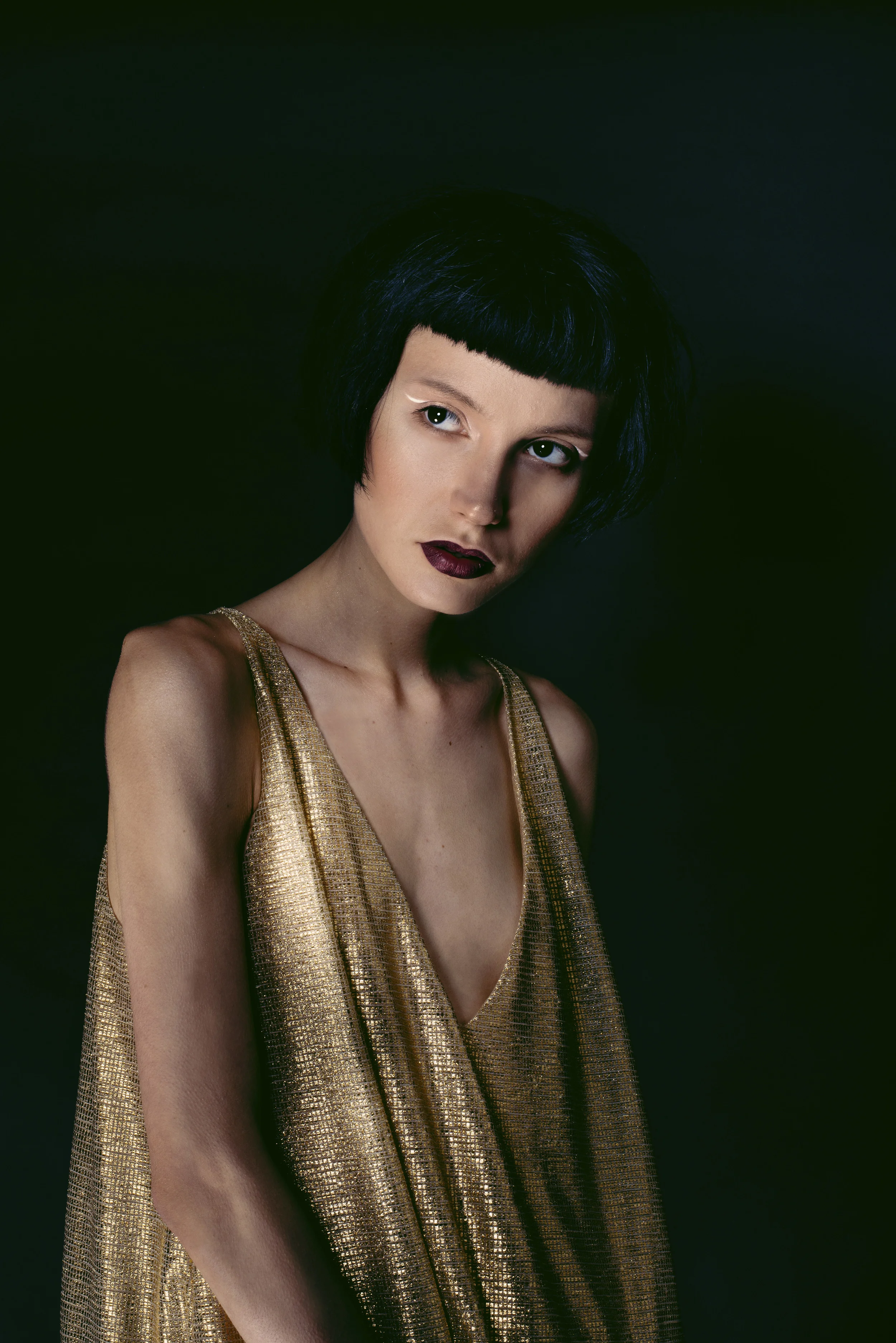 Model: Alice Pins Photography: Desiree Cremona Makeup: Sarah Shaw Clothing: Naya Rea Published: Dark Beauty Magazine