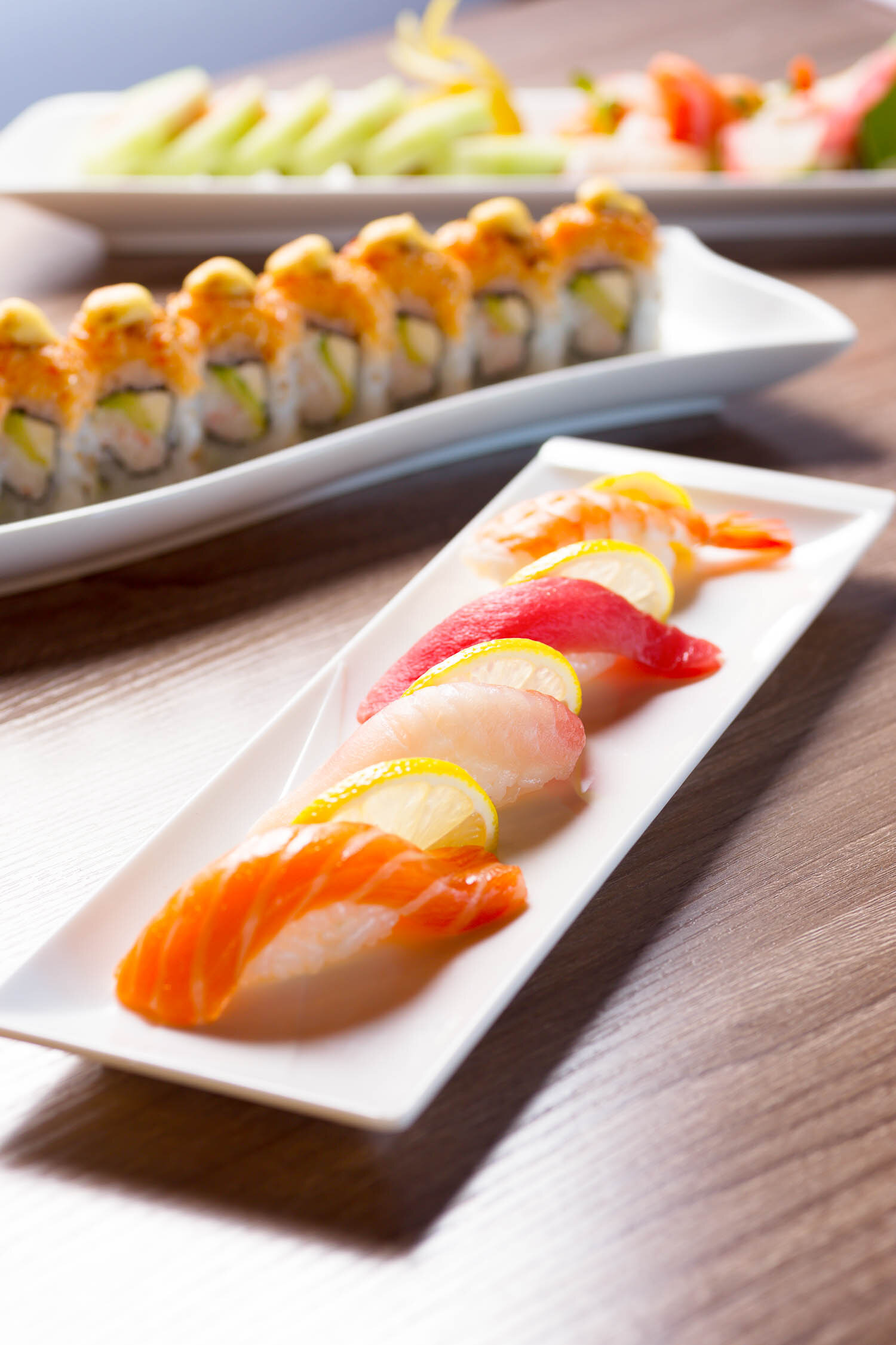 Seafood image of sushi