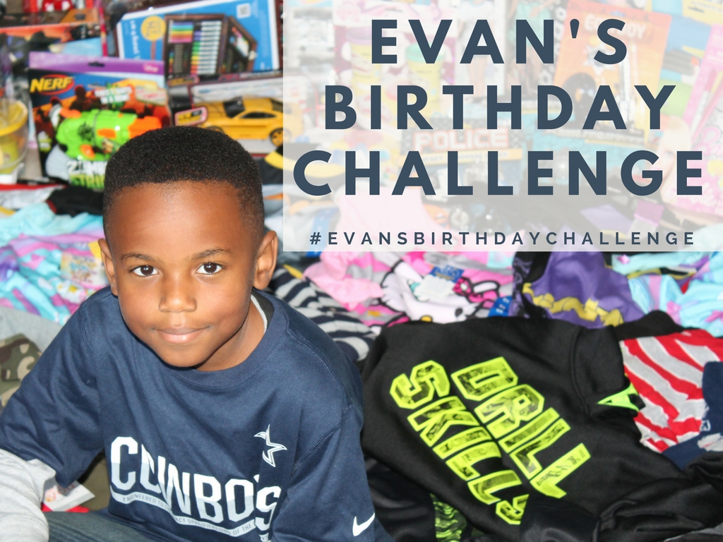 Evan is a brilliant young boy with a huge heart! He believes all children should experience the joy of receiving toys. In 2015 & 2016 he hosted his birthday party to benefit the children of SWAGG Programs. The many toys and kid friendly items he received were donated to SWAGG. Can you imagine never having a birthday party? Every month, a homeless or foster child experiences this sad reality. We challenge you to participate in #evansbirthdaychallenge and host a party during your birth month to receive items to donate. We have monthly parties honoring our SWAGGers at different venues within the community because we believe every child deserves to experience the joy of a "birthday party". This small gesture can help boost the self-esteem of a child in need. 