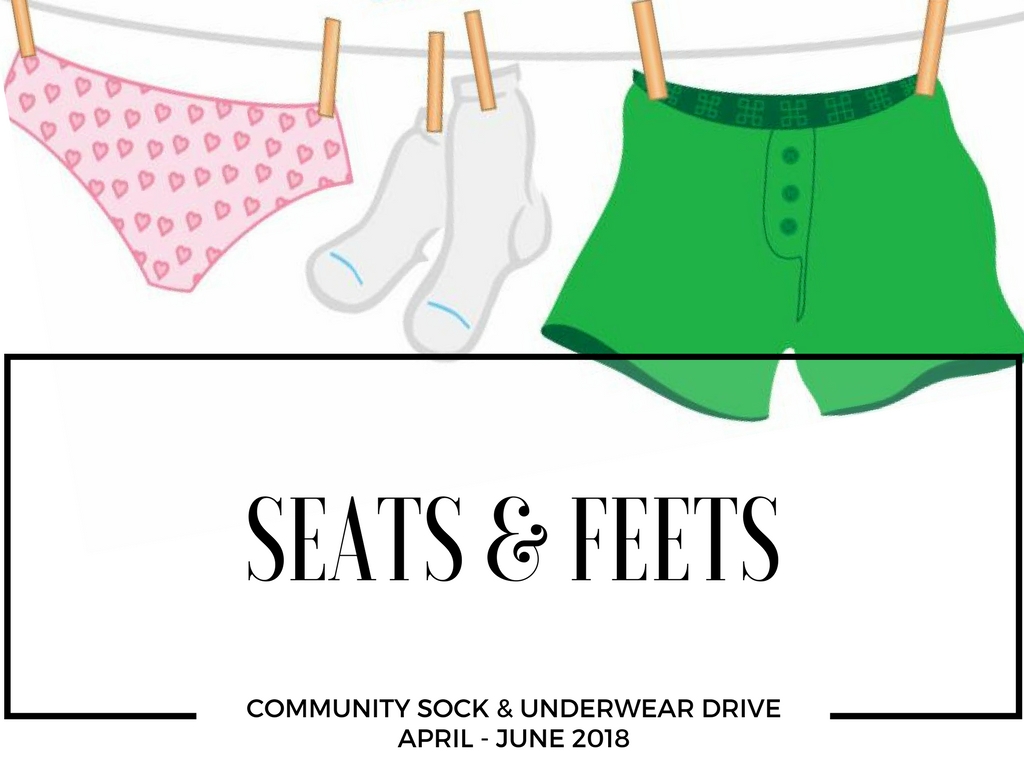 Amherst Survival Center launches 'seats and feets' drive to collect  underwear and socks 