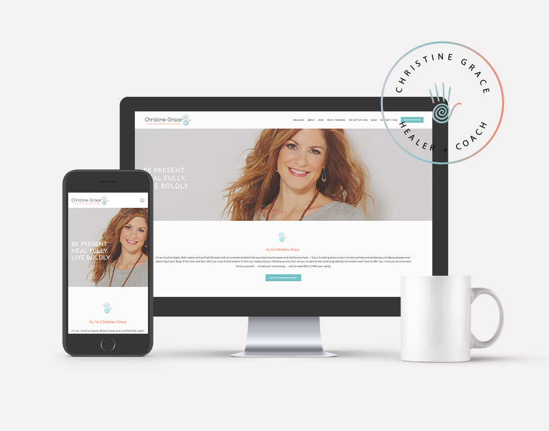 Christine Grace · Brand + Web Design