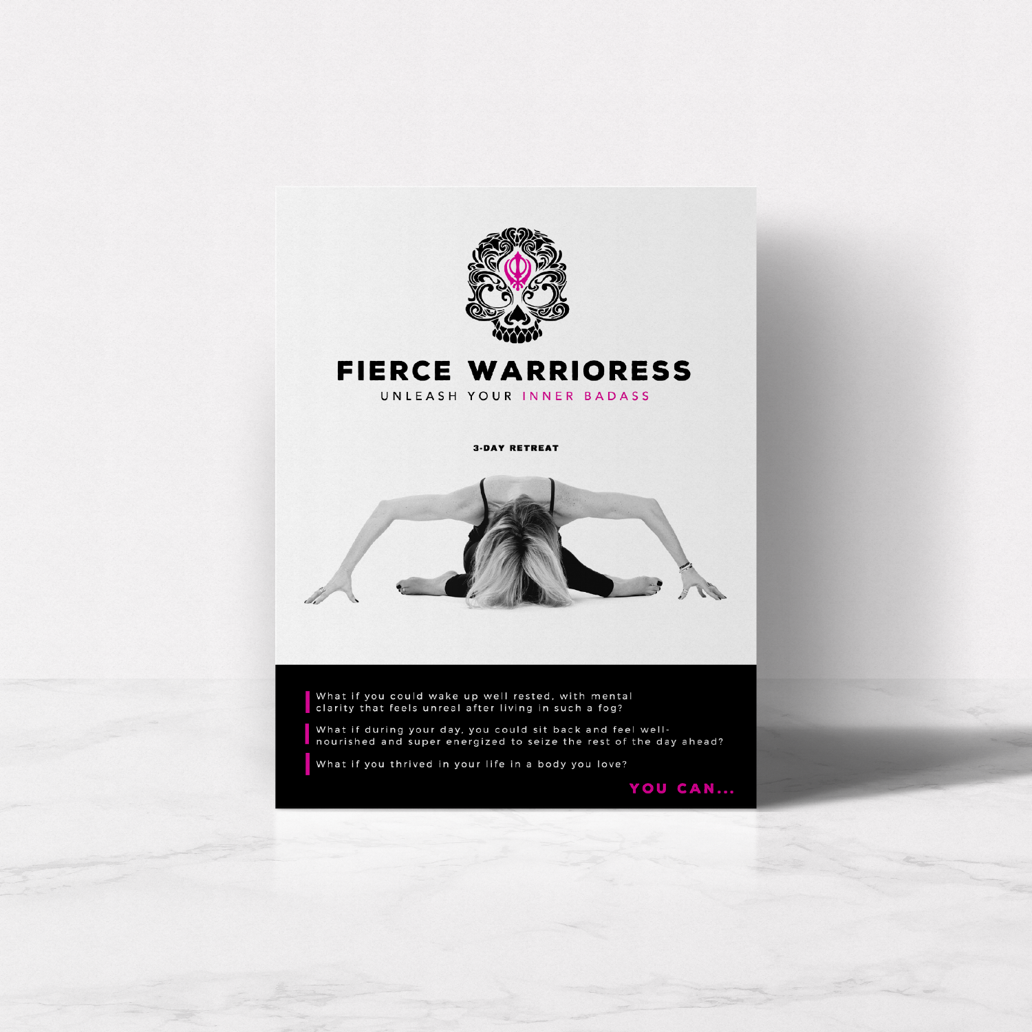Fierce Warrioress · Brand, Digital + Print Design