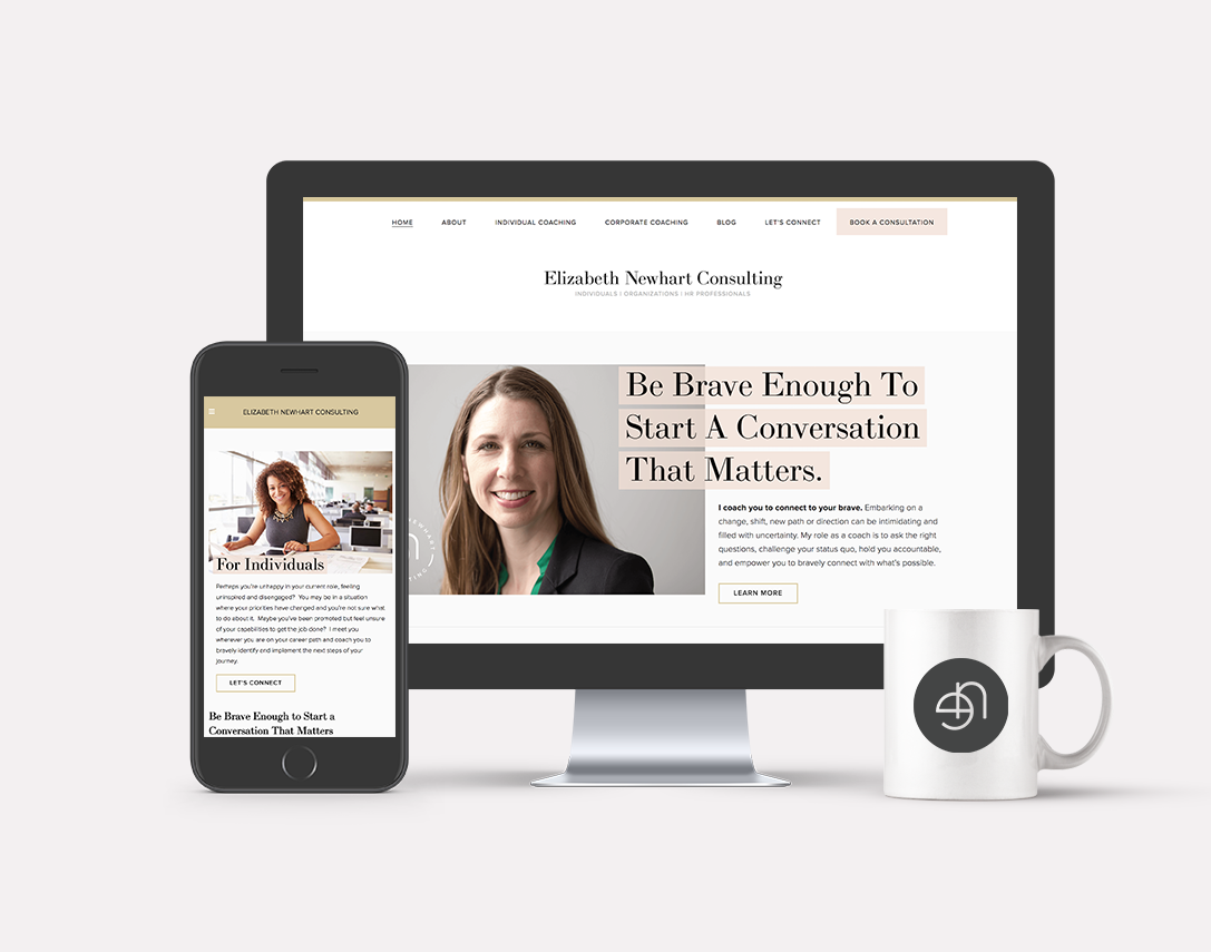 Elizabeth Newhart · Brand + Web Design