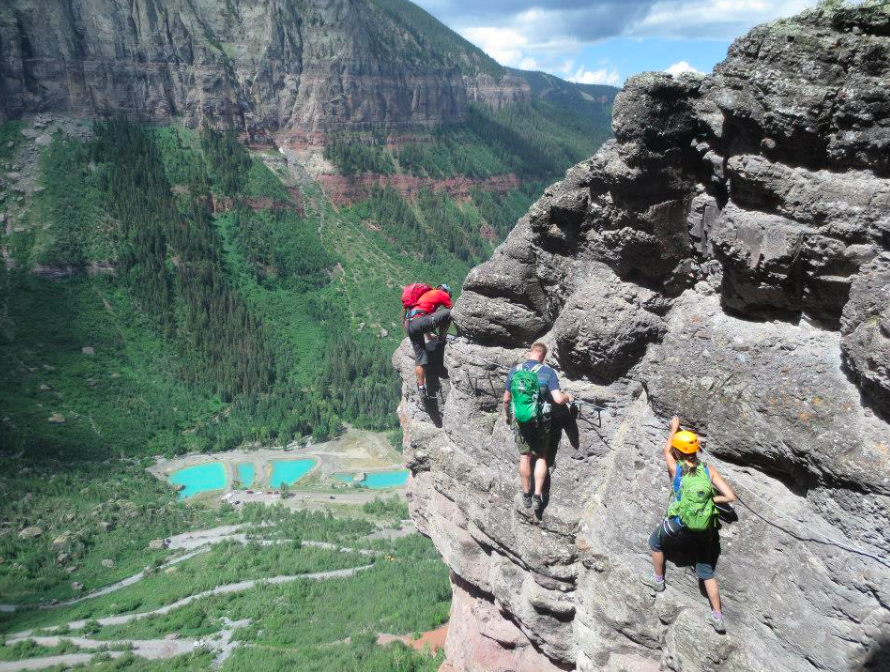 CLIMB THE VIA FERRATA
