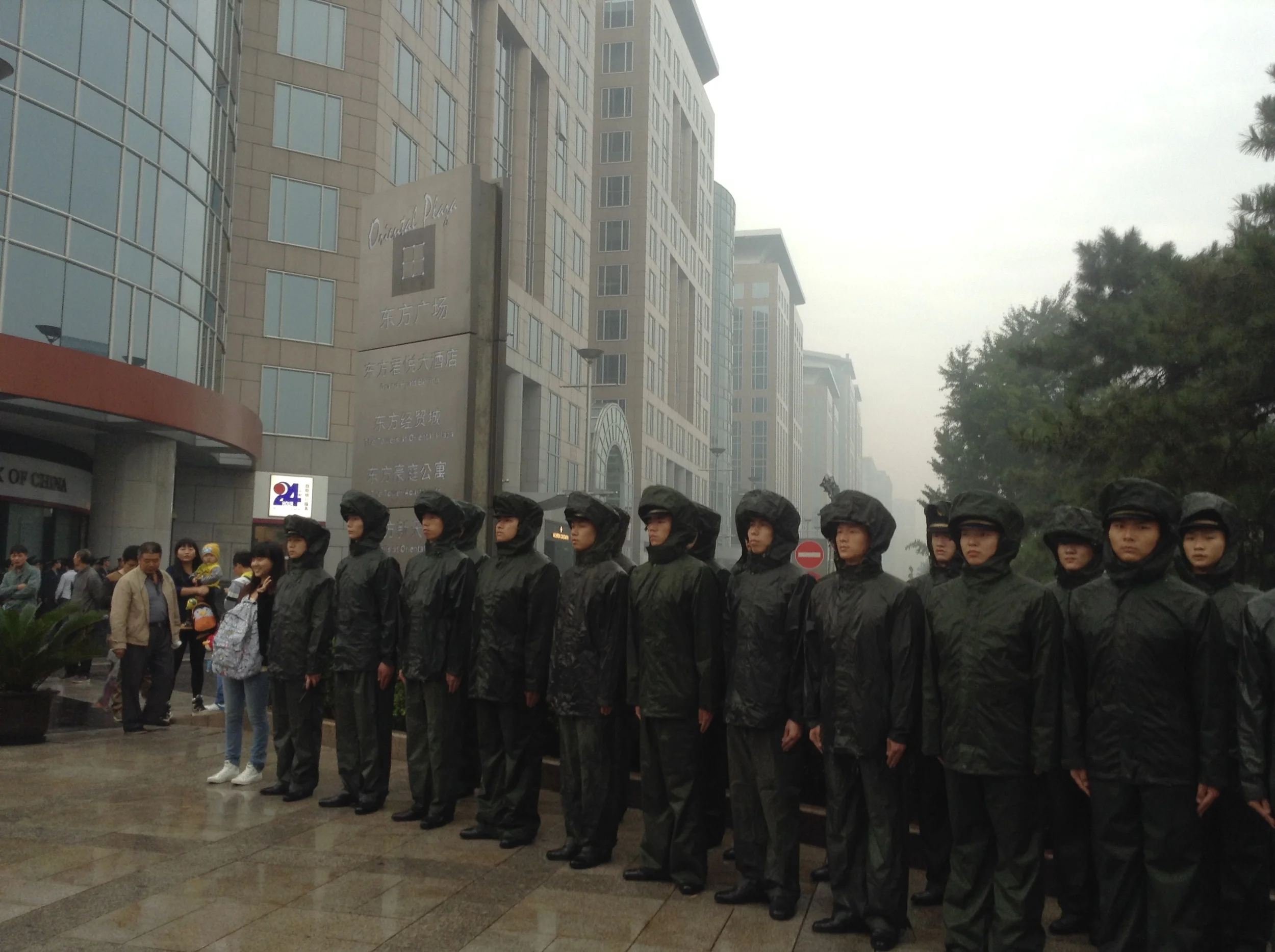 Primero de octubre en Tiananmen Square 