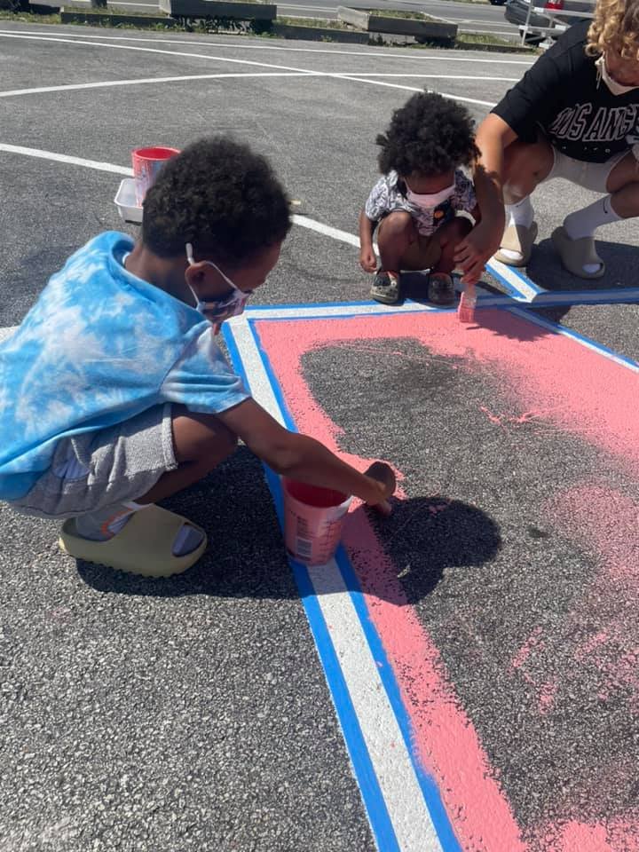 Kids Paint BBcourt