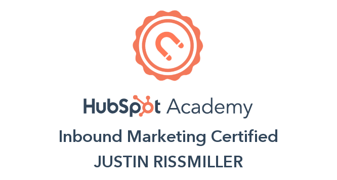 T&amp;R Digital LLC- Justin Rissmiller (Hubspot Inbound Marketing Certified)
