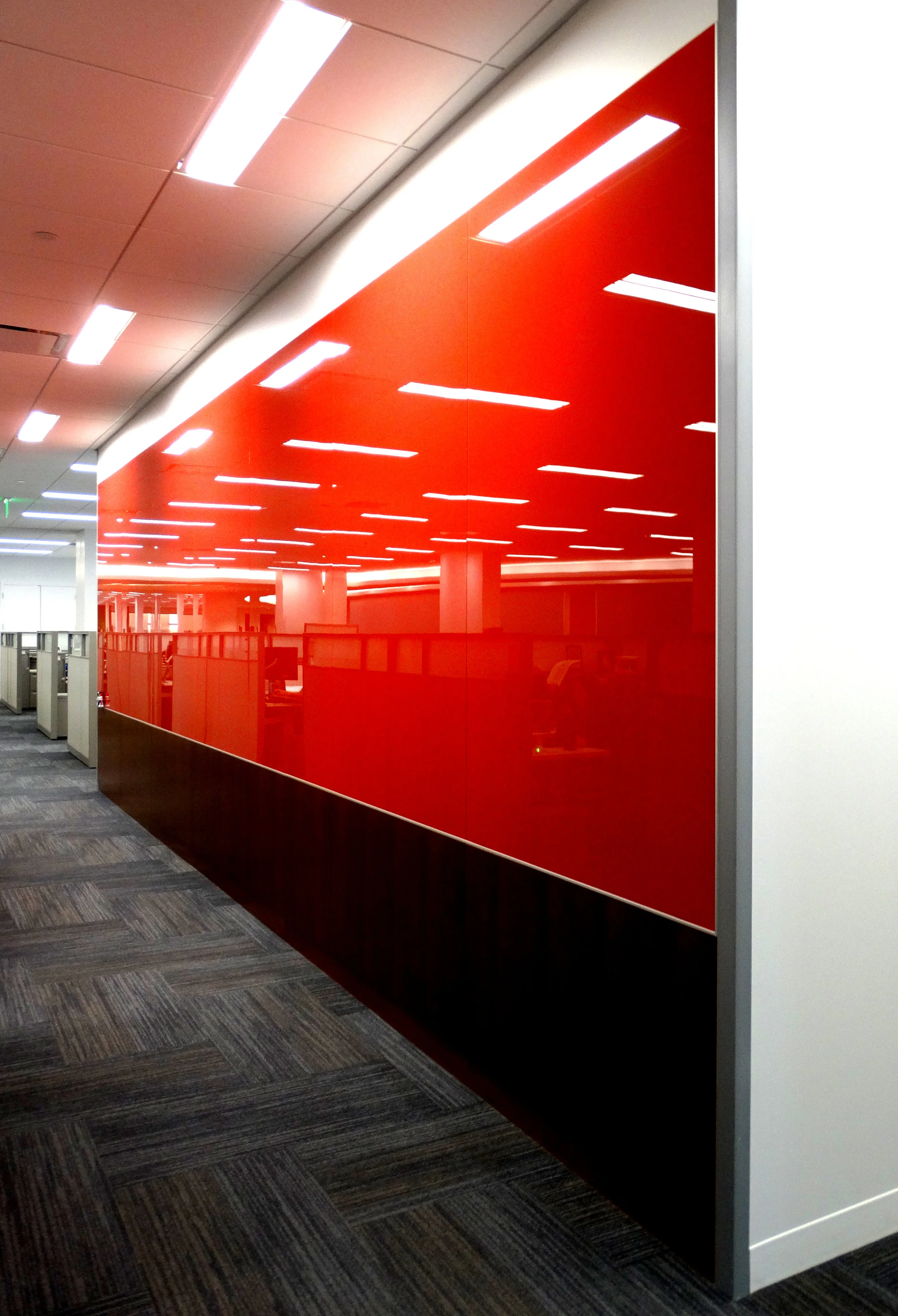 Custom Color Red Full Height Marker Board Millwork - Spaceworks AI.jpg