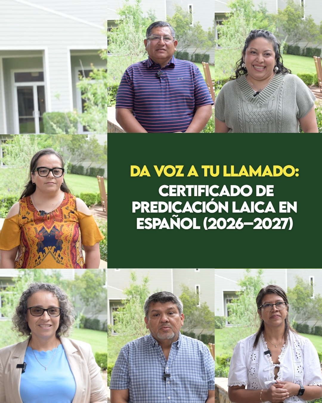 Da voz a tu llamado: Certificado de Predicación Laica en Español (2026–2027)