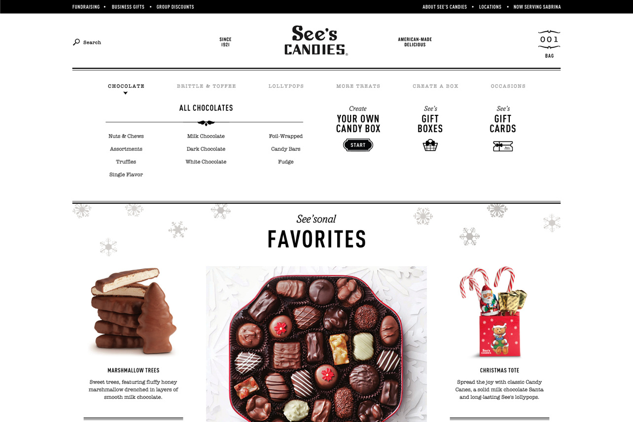 Product Category Navigation