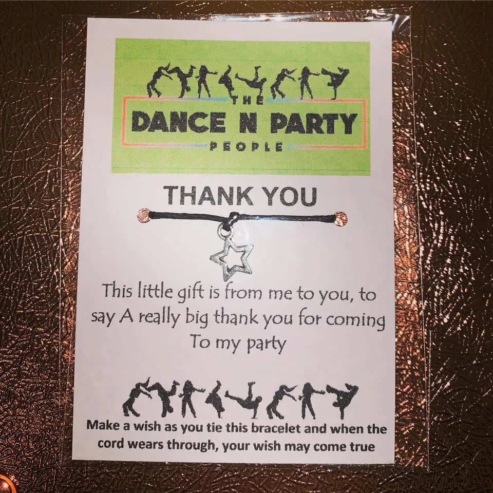 "Thank You" wish bracelets