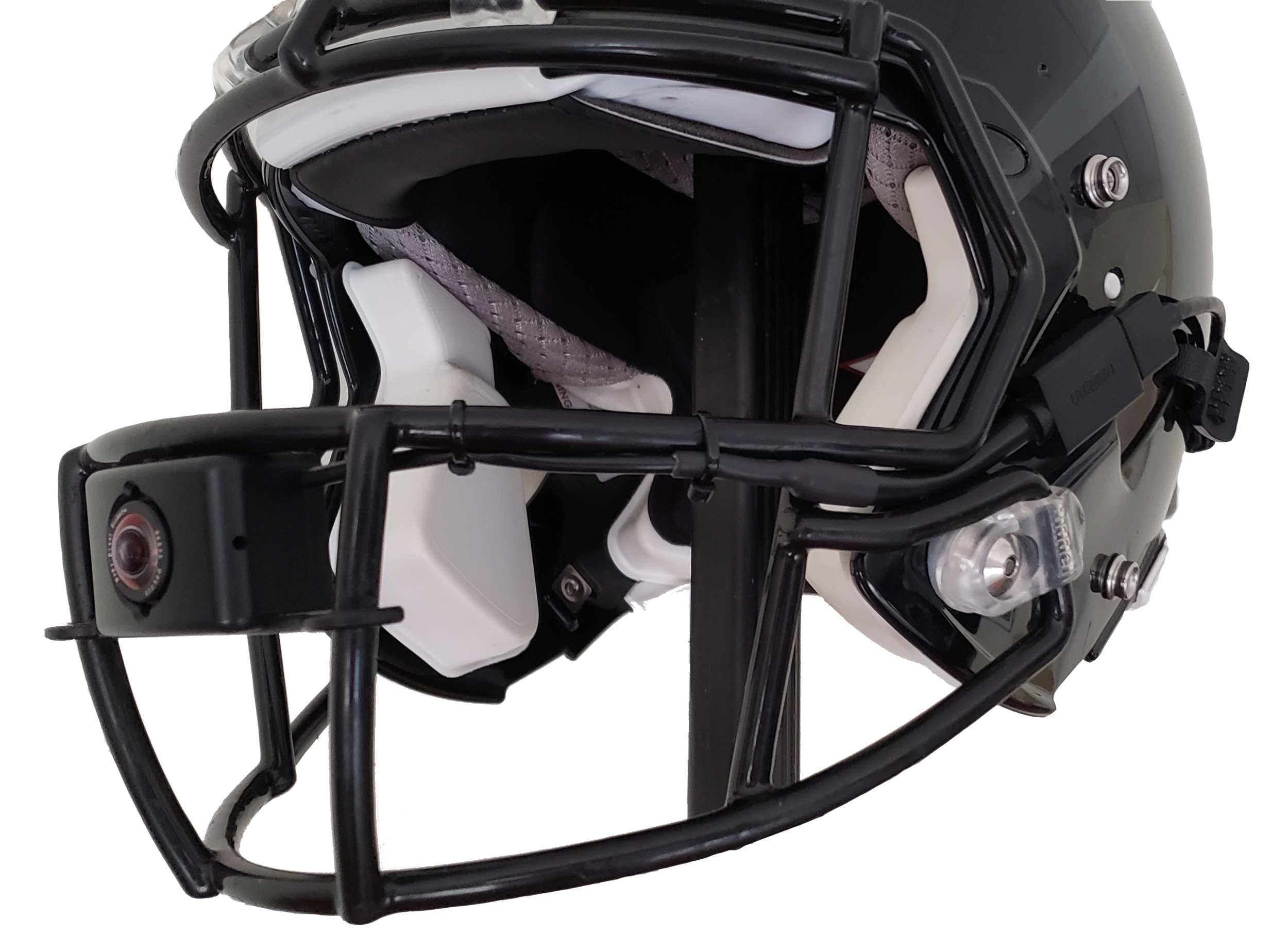 Facemask Camera seamlessly mounted to a helmet