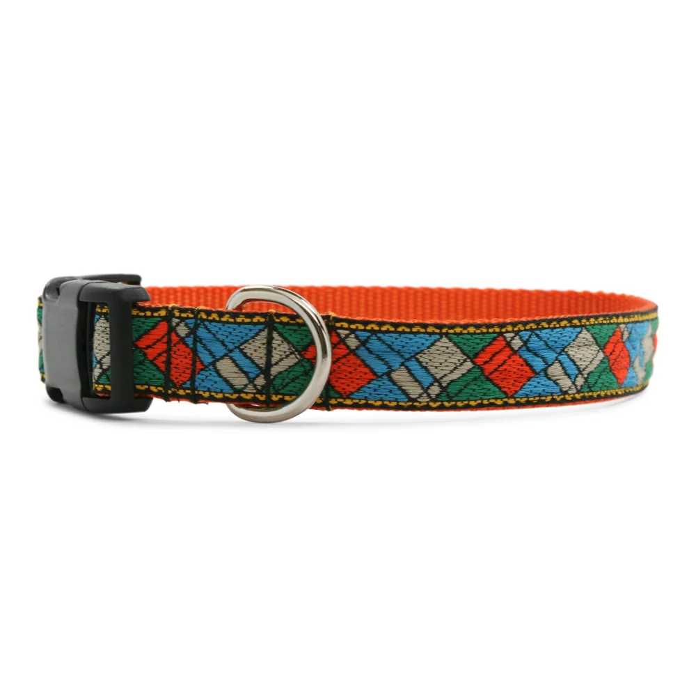 MCM Orange Diamond Collar