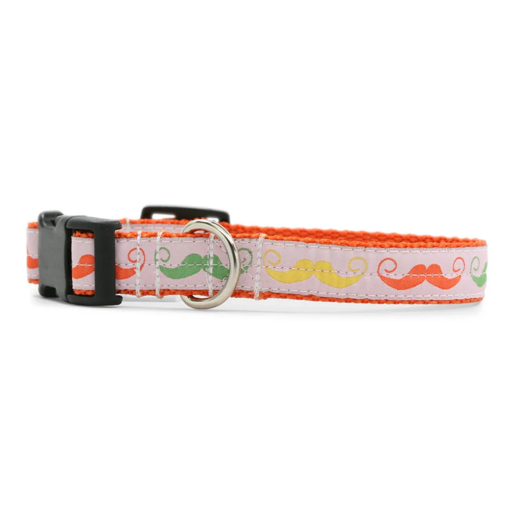 Moustache Dog Collar