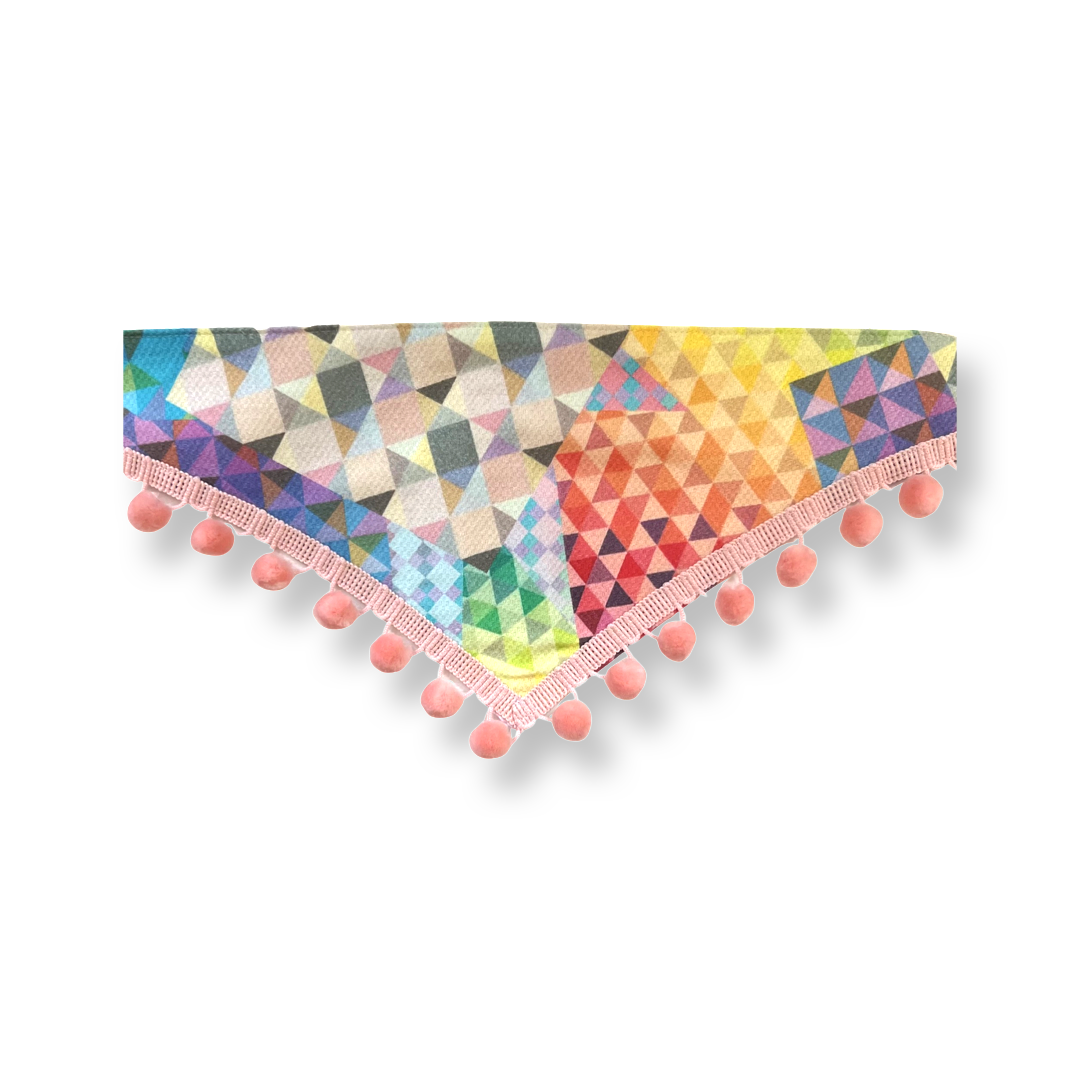 Summer Kaleidoscope Dog Bandana