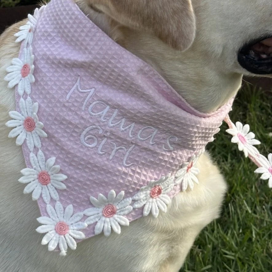 Mama's Girl Pink Dog Bandana