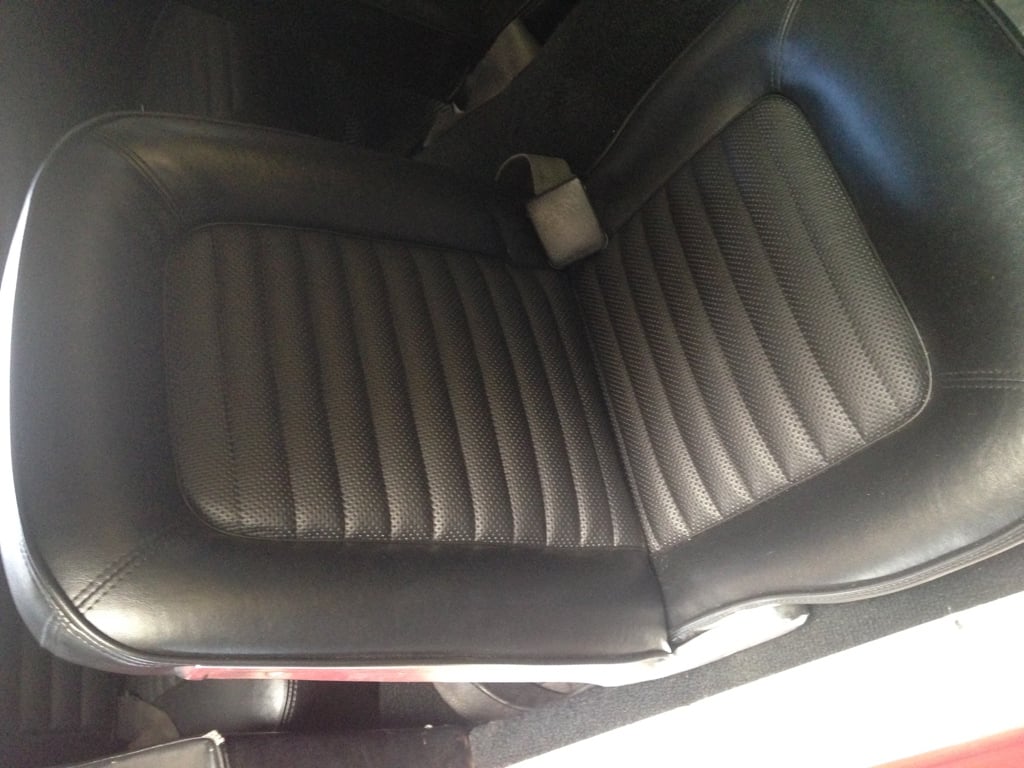 Complete auto seat upholstery