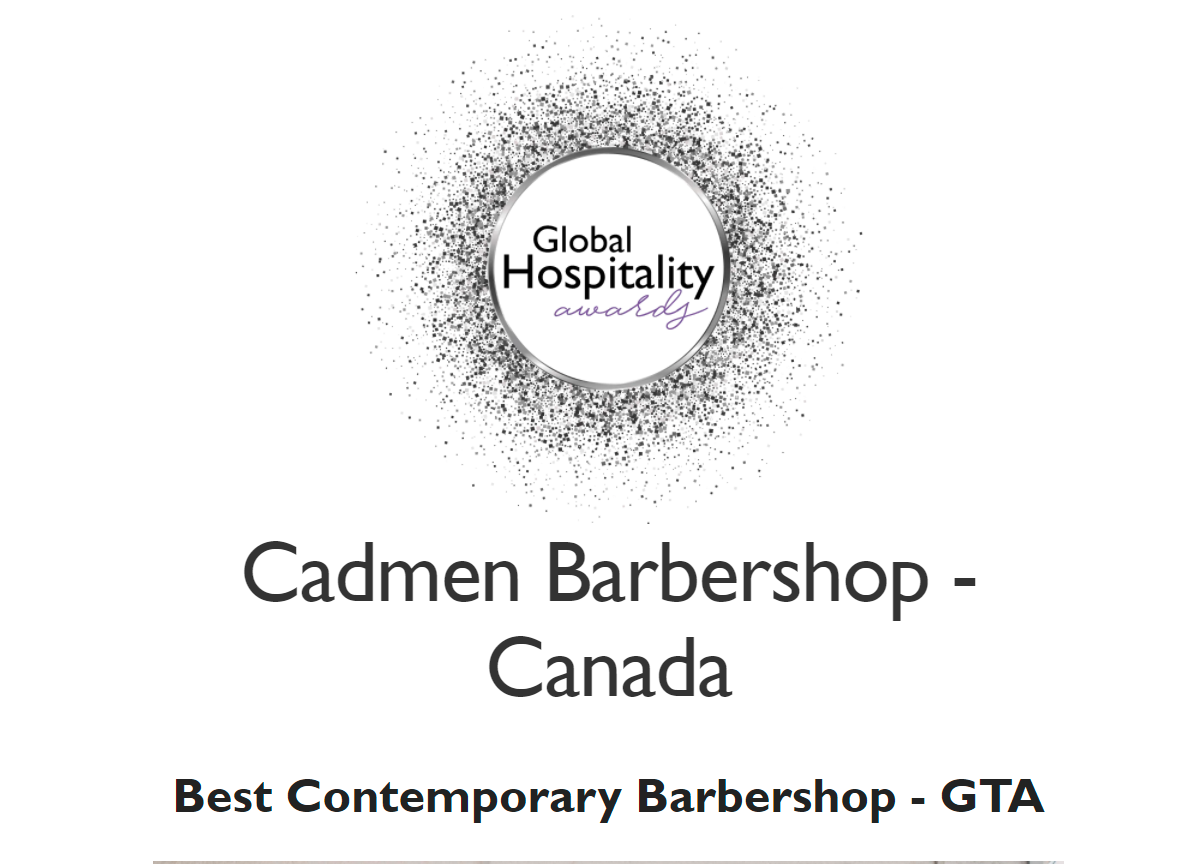 CADMEN Barbershop is the BEST CONTEMPORARY BARBERSHOP - GTA 2021