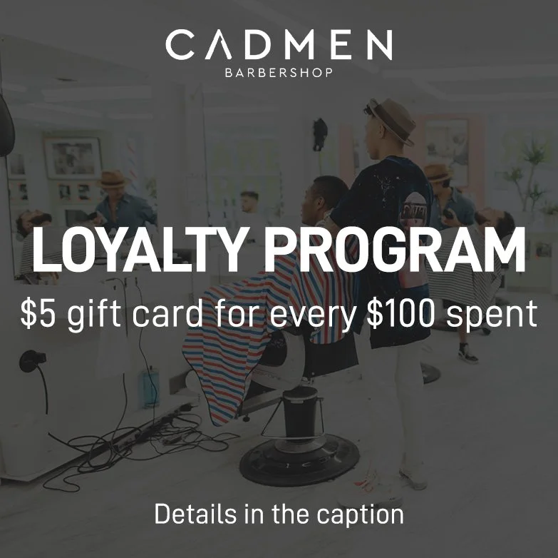 Get $5 gift card for every $100 spent with CADMEN Loyalty Program