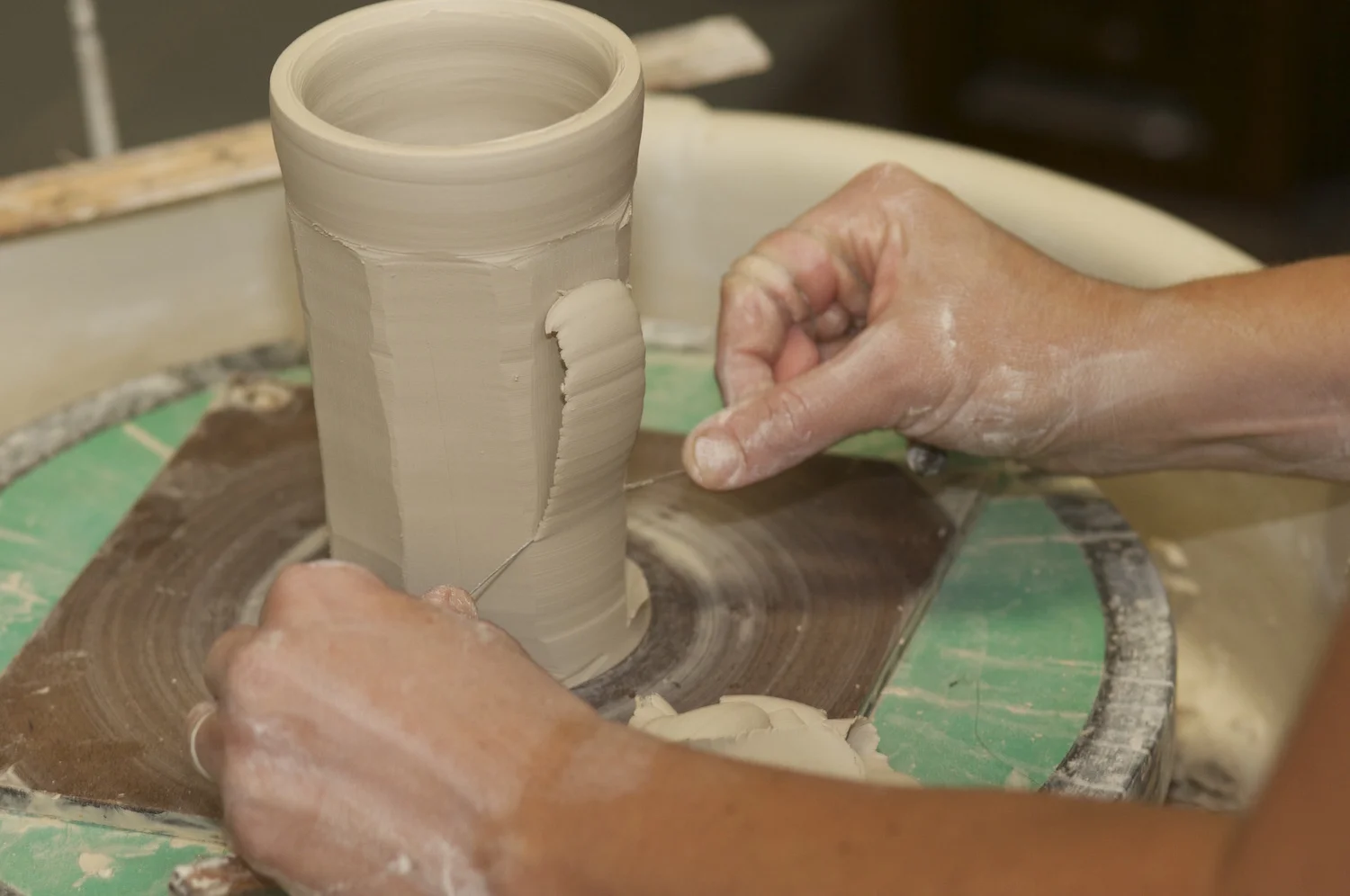 faceting a cylinder