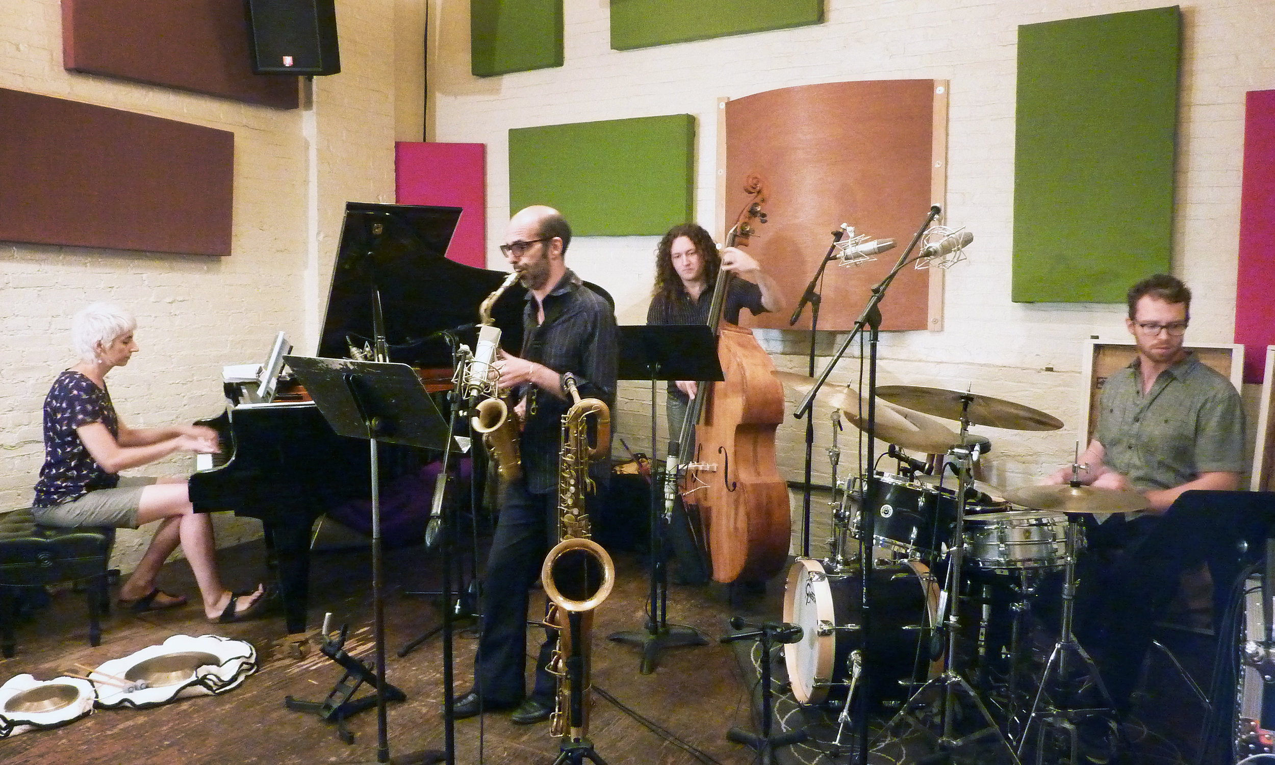  with Ditmas Quartet during our Live At IBeam recording  