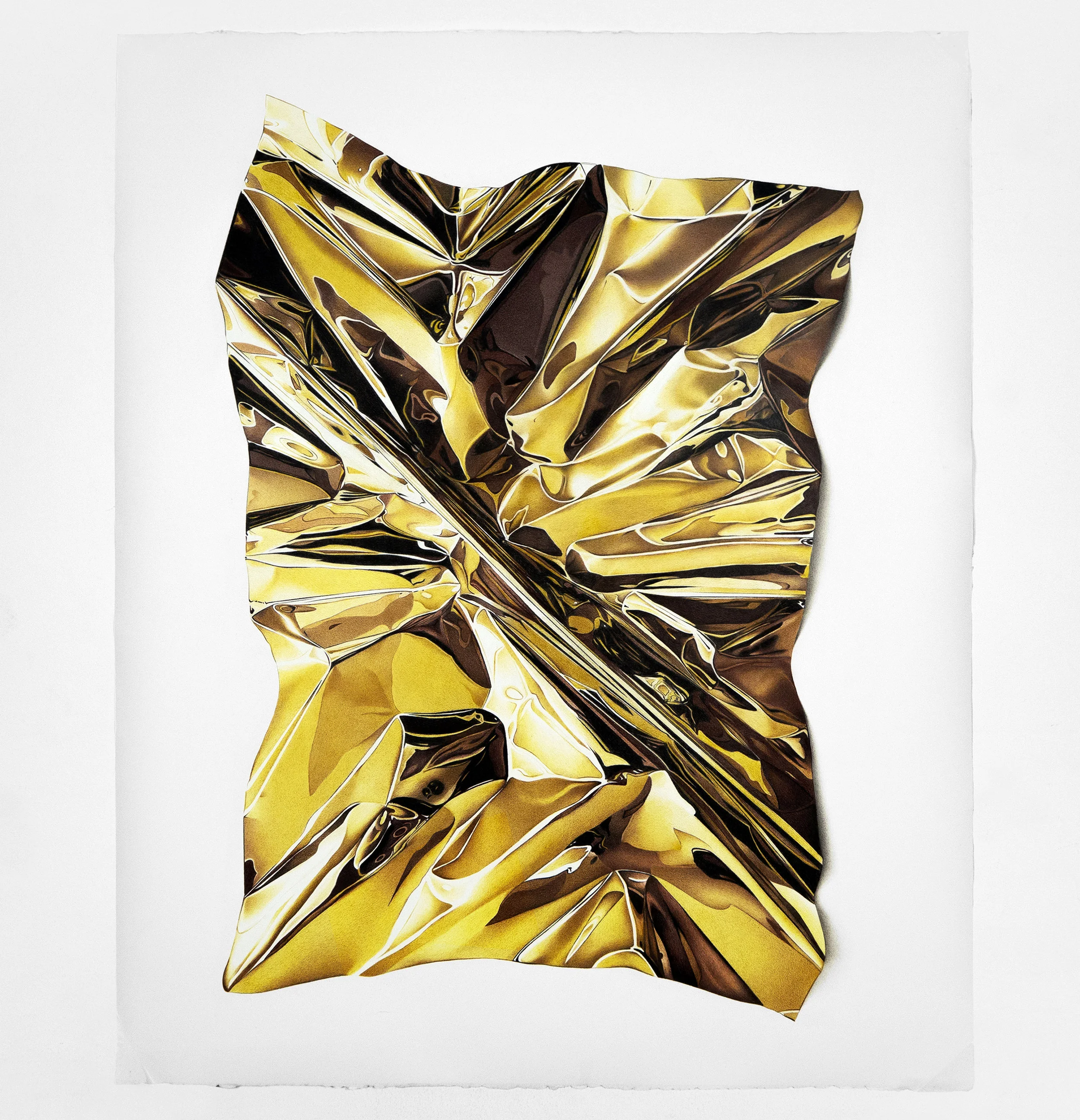 GOLD CRUMPLED FOIL