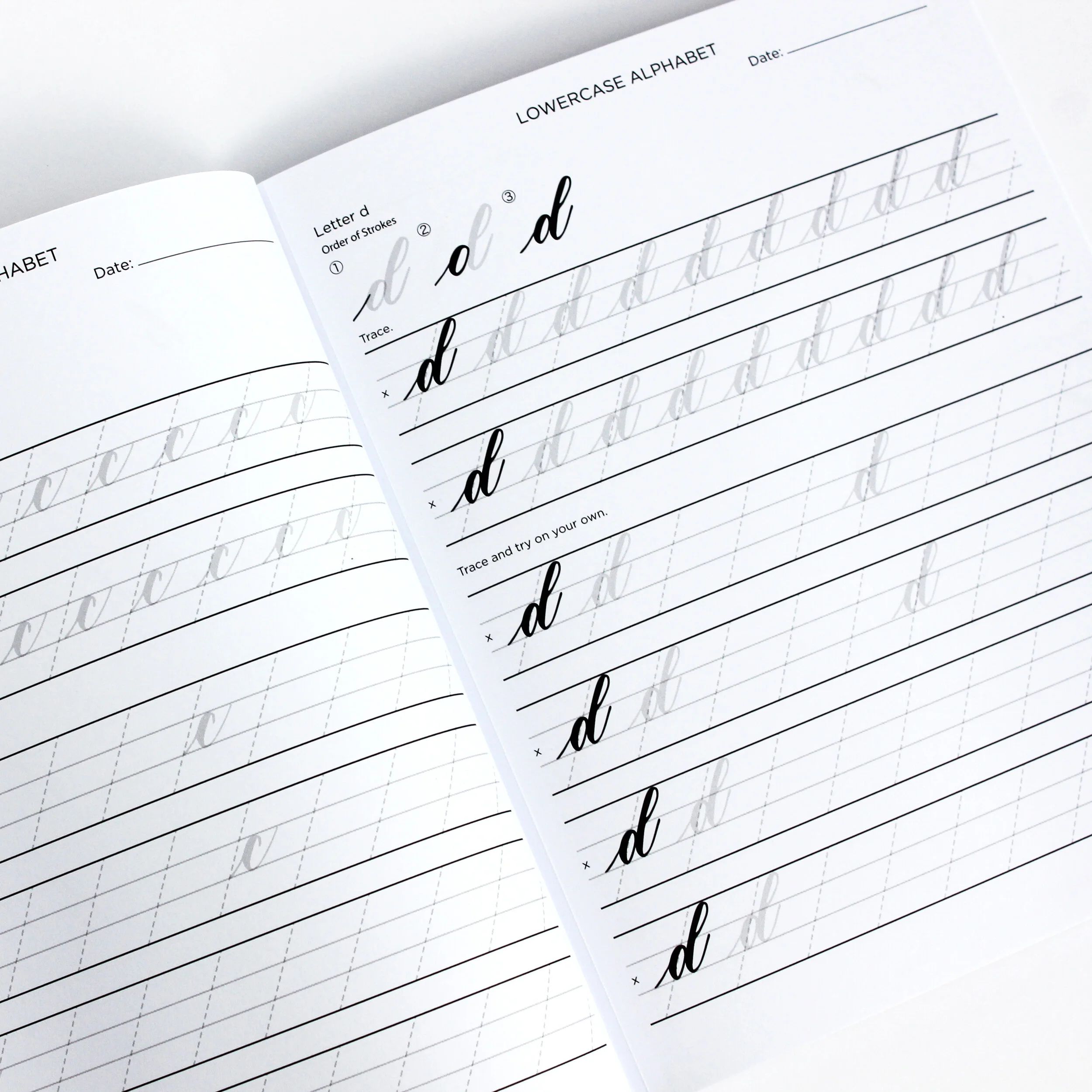 Brush Pen Lettering Practice Book — Grace Song Calligraphy