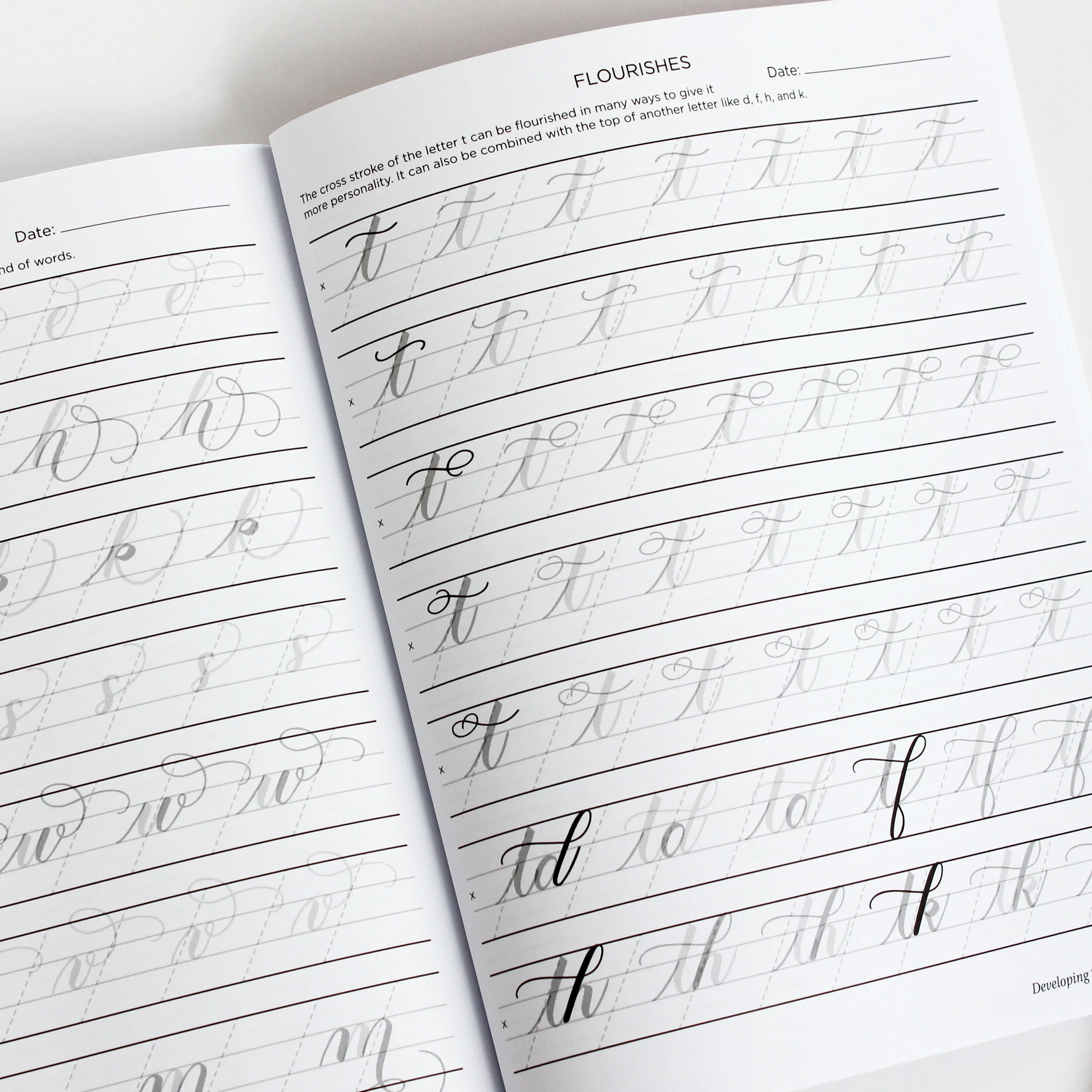 Brush Pen Lettering Practice Book — Grace Song Calligraphy