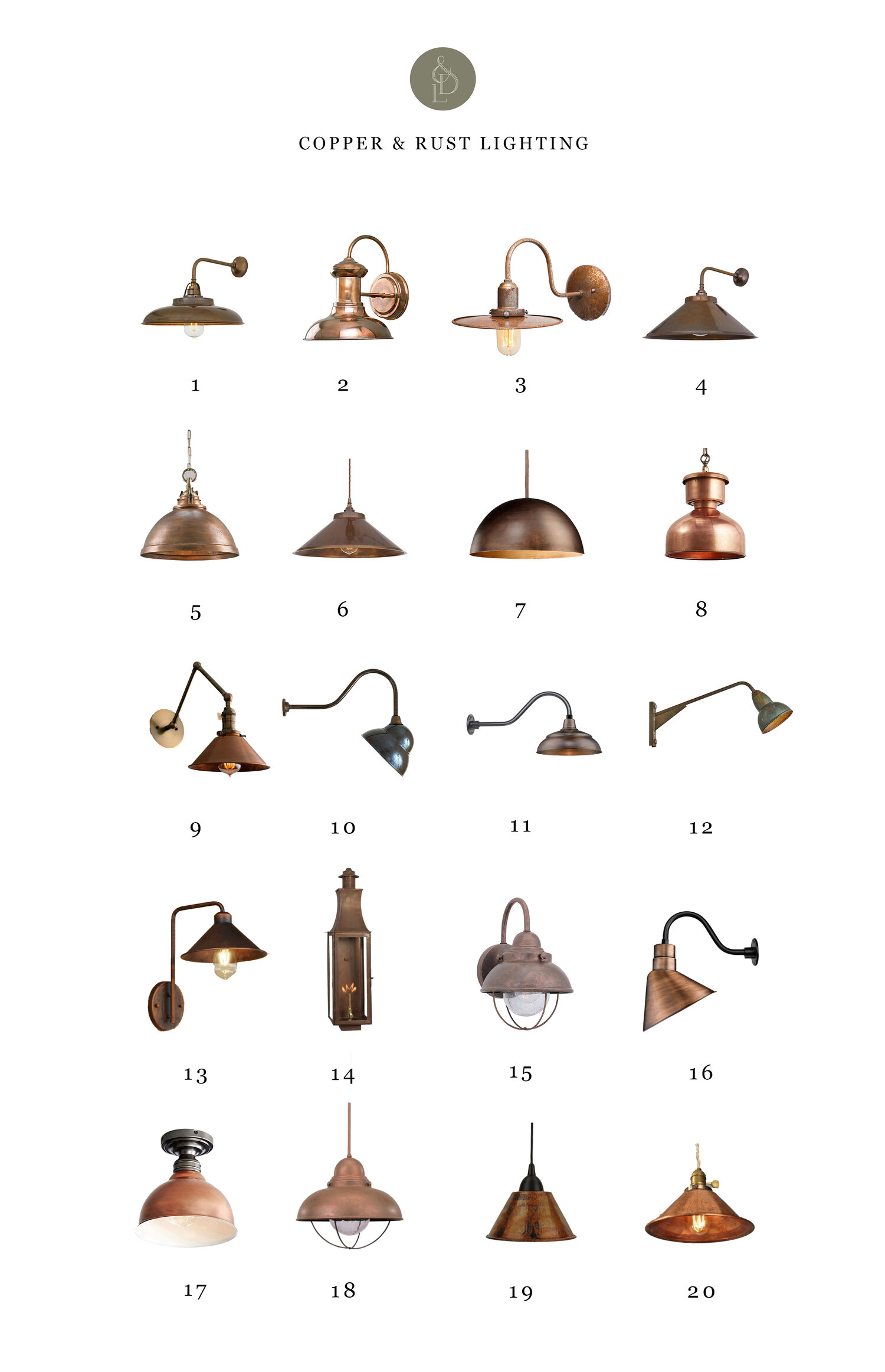 Trend We Are Loving: Copper & Rust Lighting — Light and Dwell