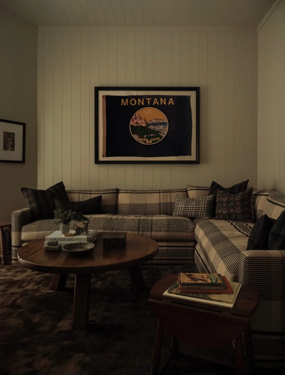 Part 2 of our Montana Maison Reveal

Another peek inside this lakeside beauty and perhaps our favorite mountain makeover to date. Throughout the home we leaned into layered textiles, rich plaids, vintage furniture, and collected lighting that feels a