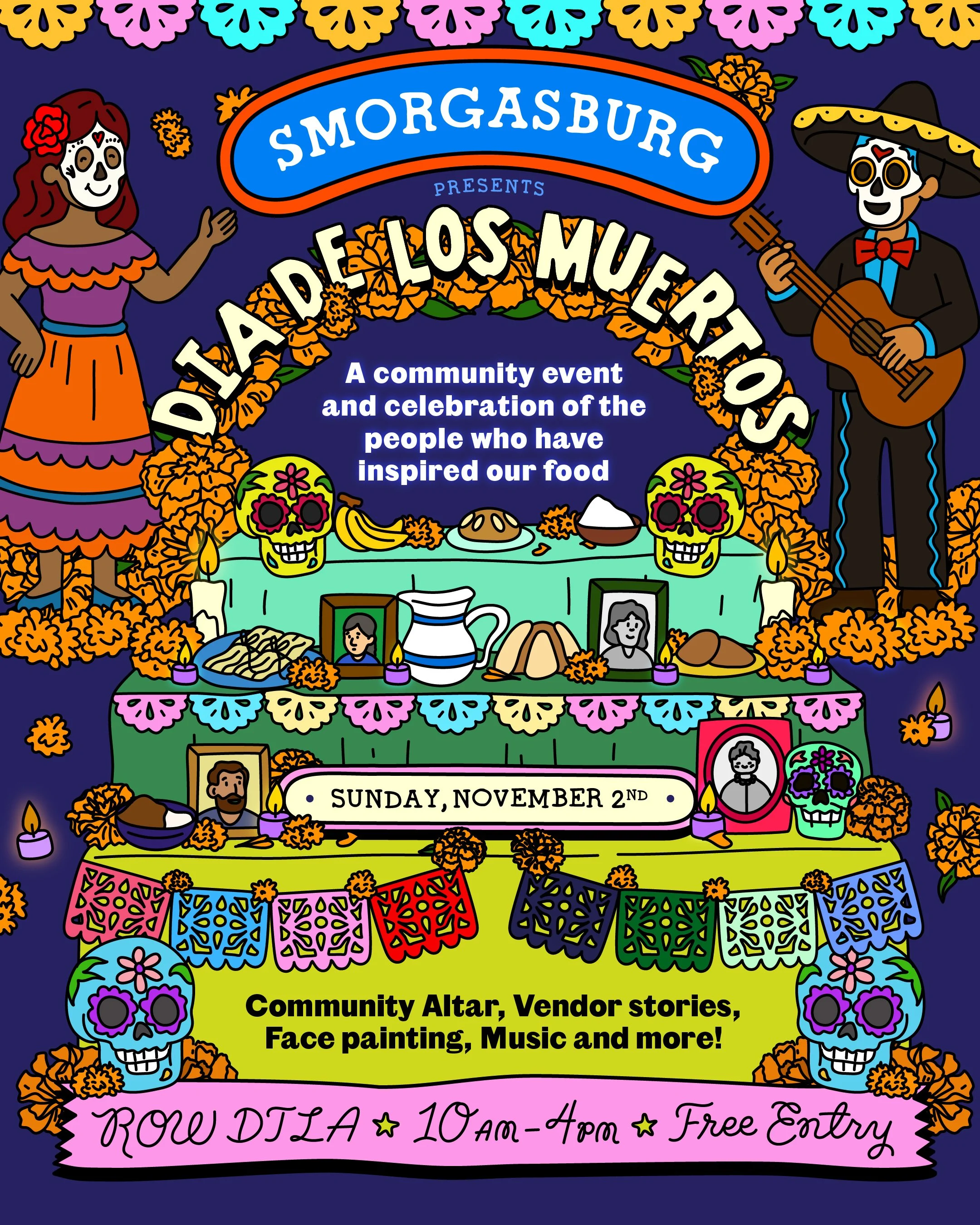  Dia de los Muertos: Community Altar and Celebration   