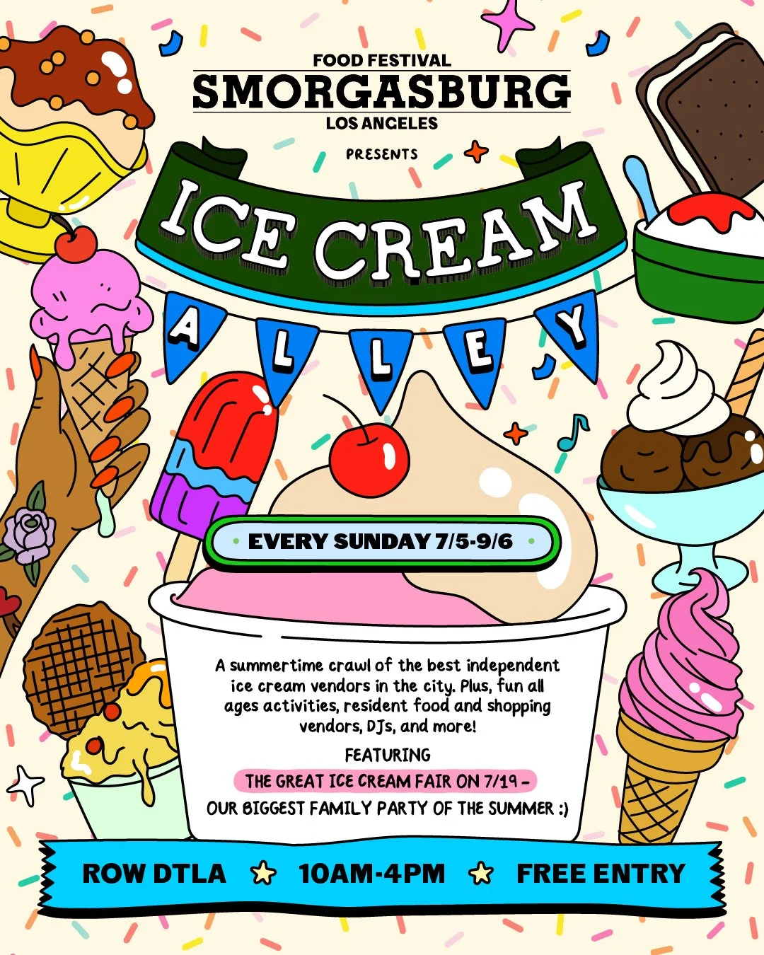 Launch of Ice Cream Alley!
