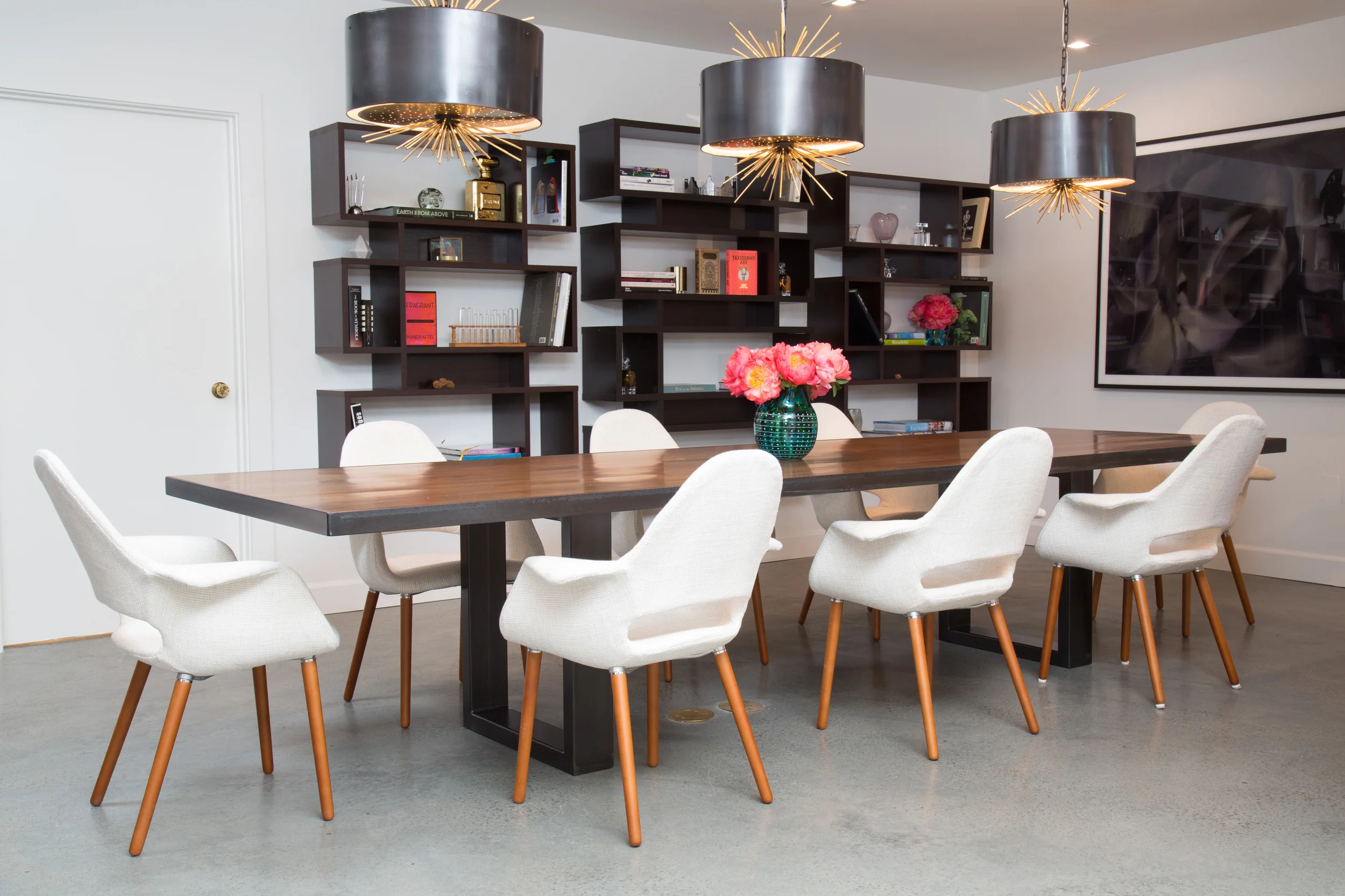 The Meeting Room is a collection of mid-century pieces which take inspiration from the architecture.