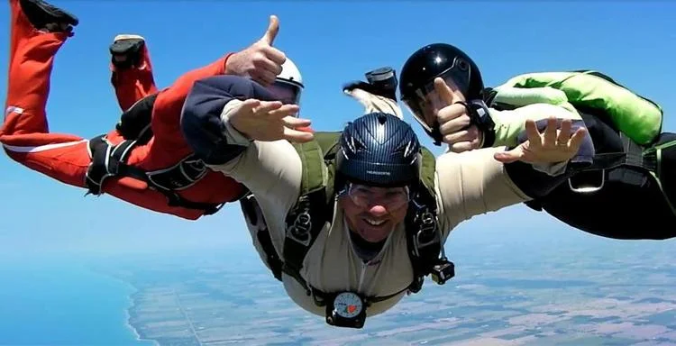 8000 foot jump including a 4000 foot free-fall | 2012