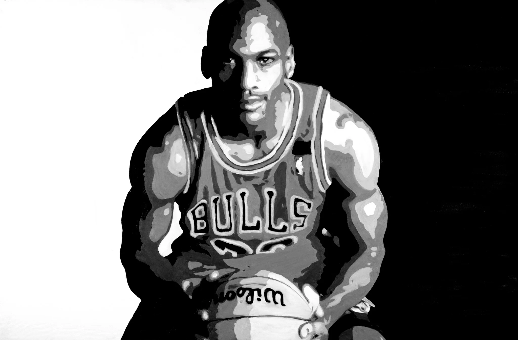 MJ (24" x 36" Oil on Canvas)