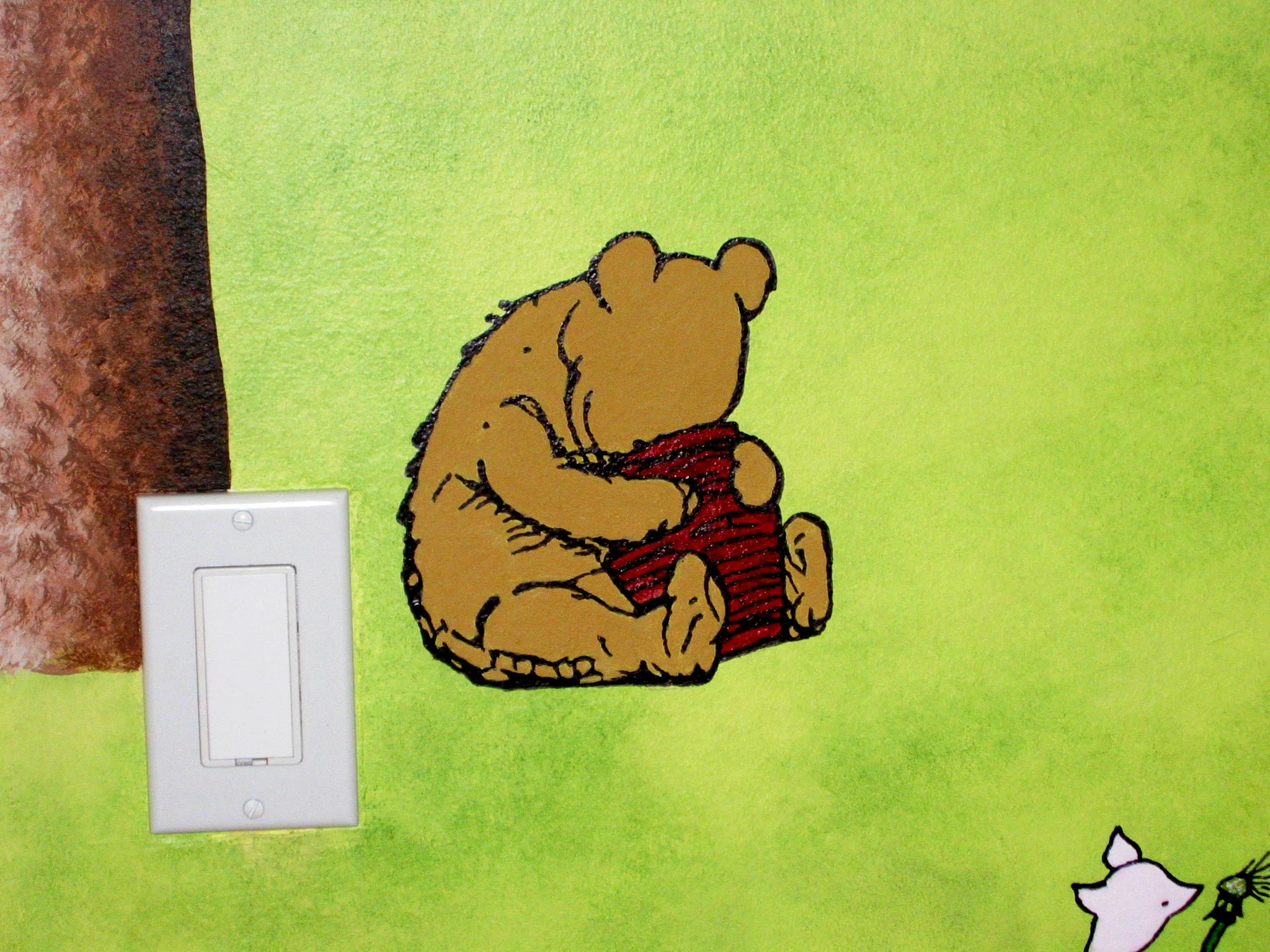 Winnie the Pool Detail (Residential Mural)