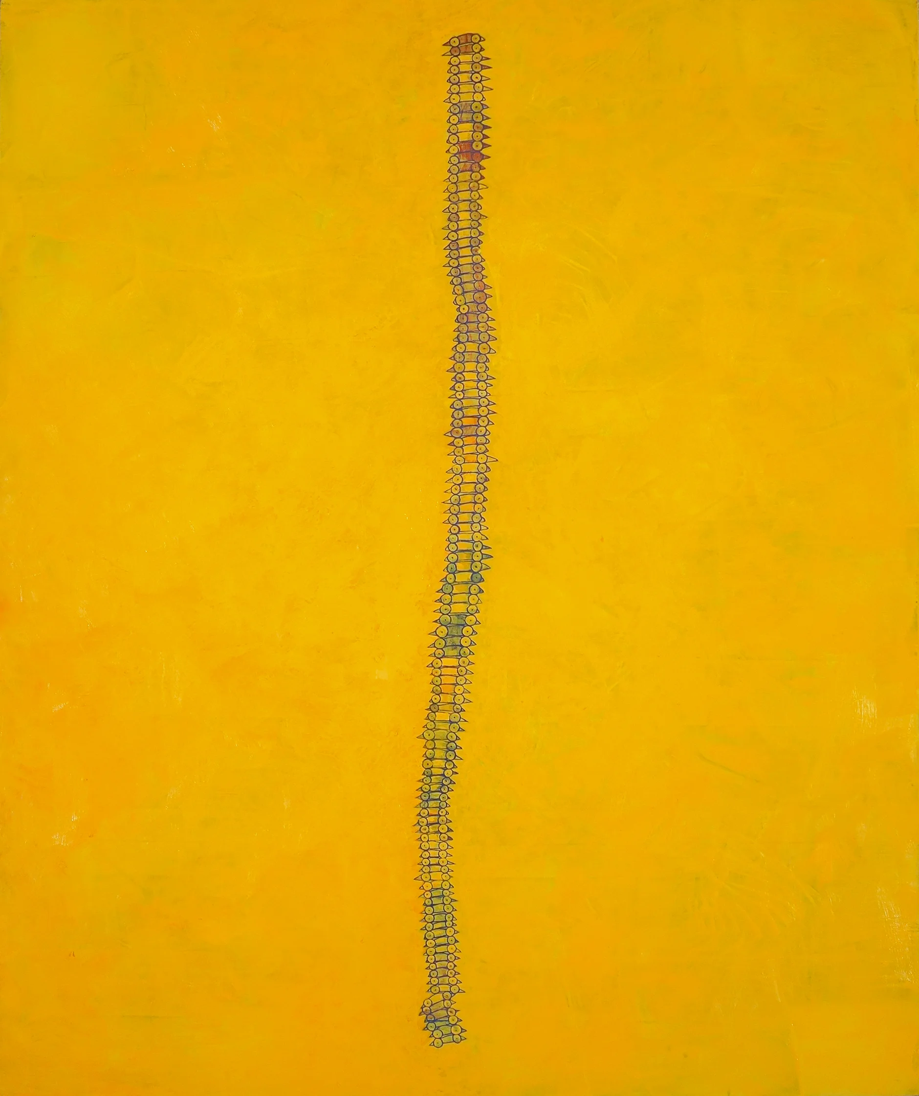 untitled (blue fast cars on yellow)