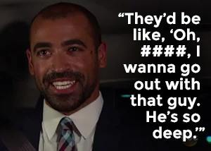 Explaining why he should be the next Bach (Anyone who watches this show knows this is the KISS OF DEATH.)