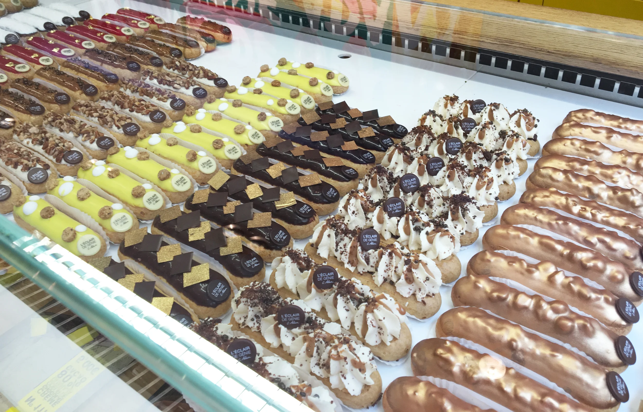 I like my eclairs like I like my palaces: dusted in gold.