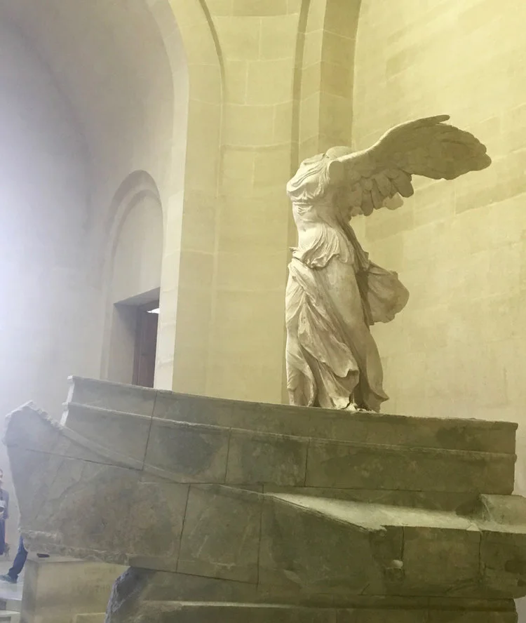 Fun fact: When this sculpture was carved 2,000+ years ago, humans still had wings. Just kidding. I'M JUST KIDDING, YOU GUYS. SHEESH.