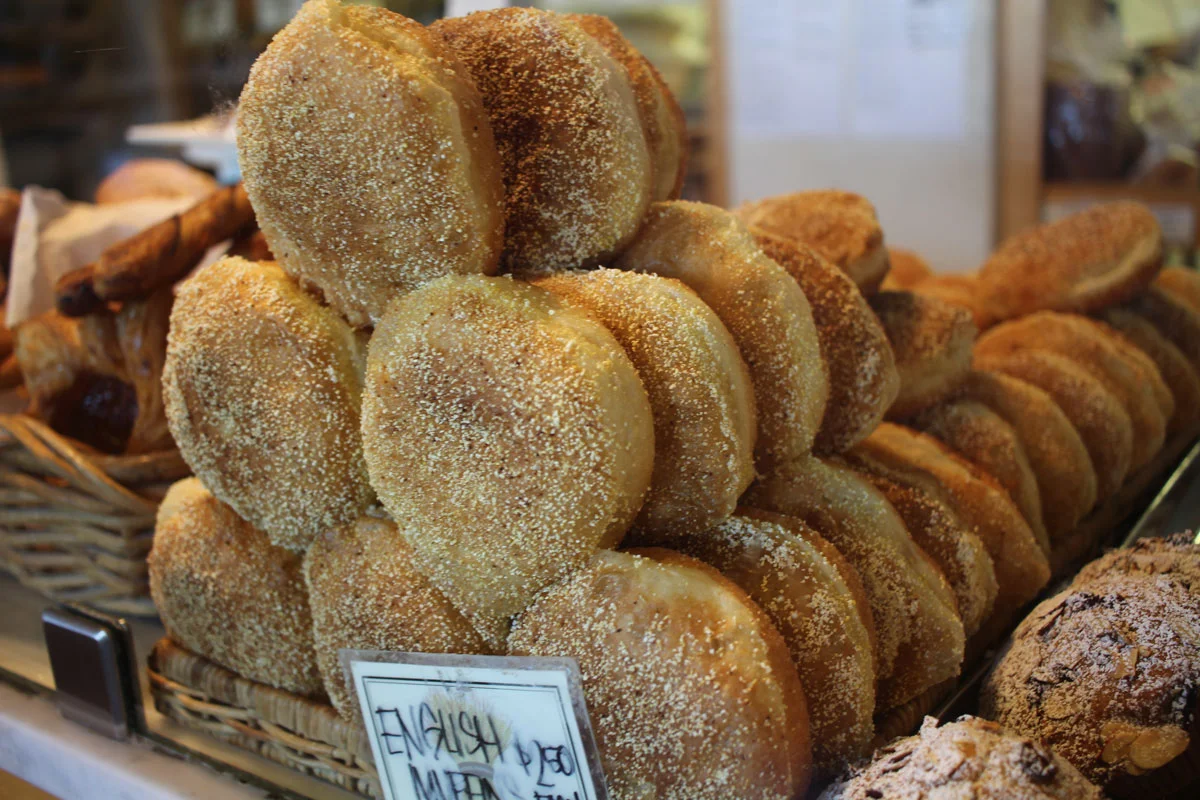 English Muffins Model Bakery Napa Yountville Oxbow Market