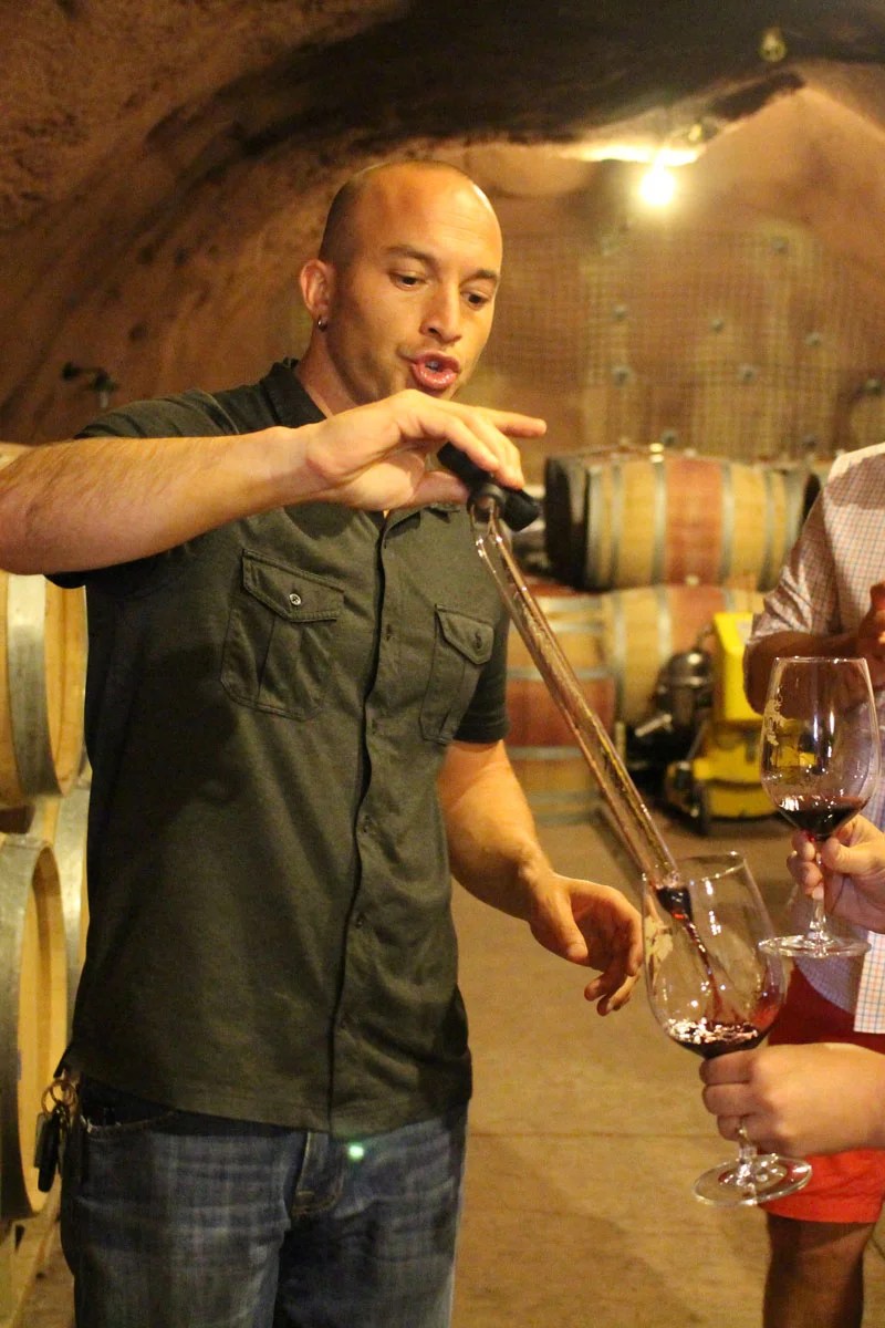 Conn Valley Winery cave tasting