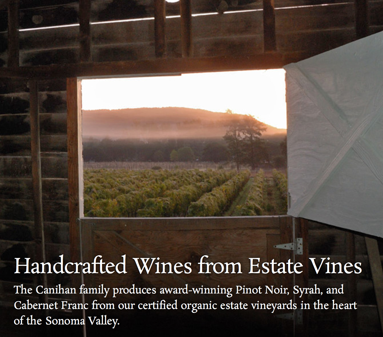 Canihan Winery in Sonoma