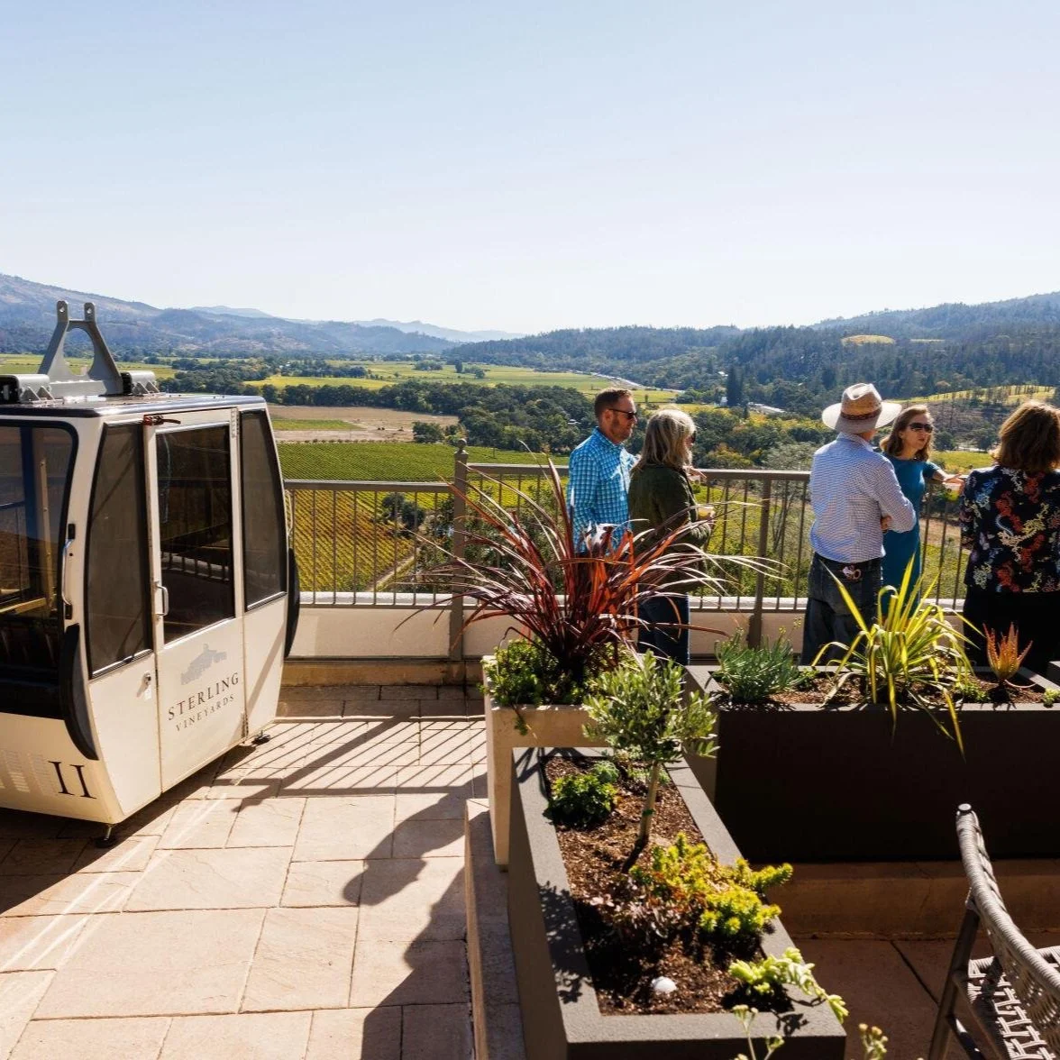 Sterling Tram and view in Napa
