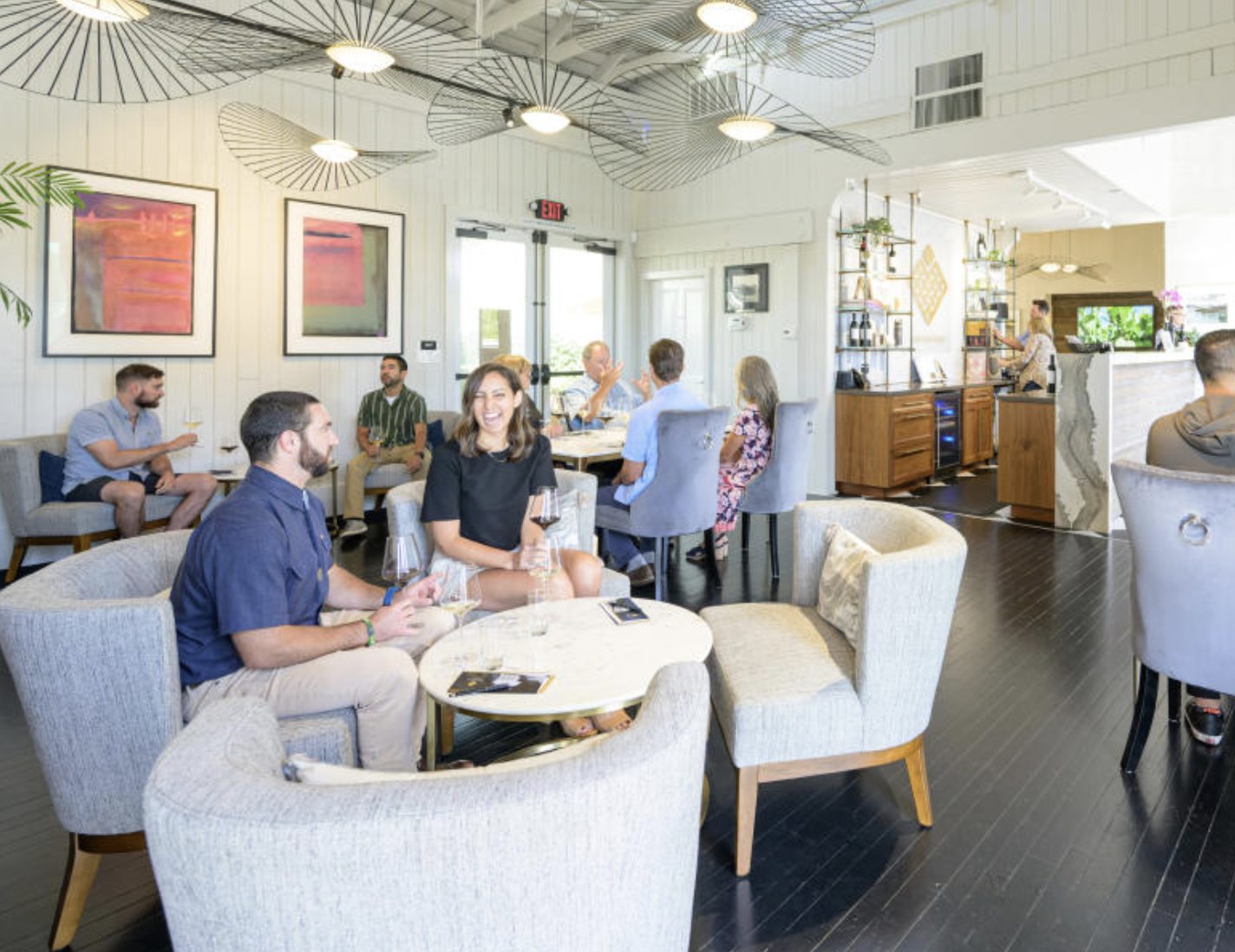 Wine tasting at the Yount Room