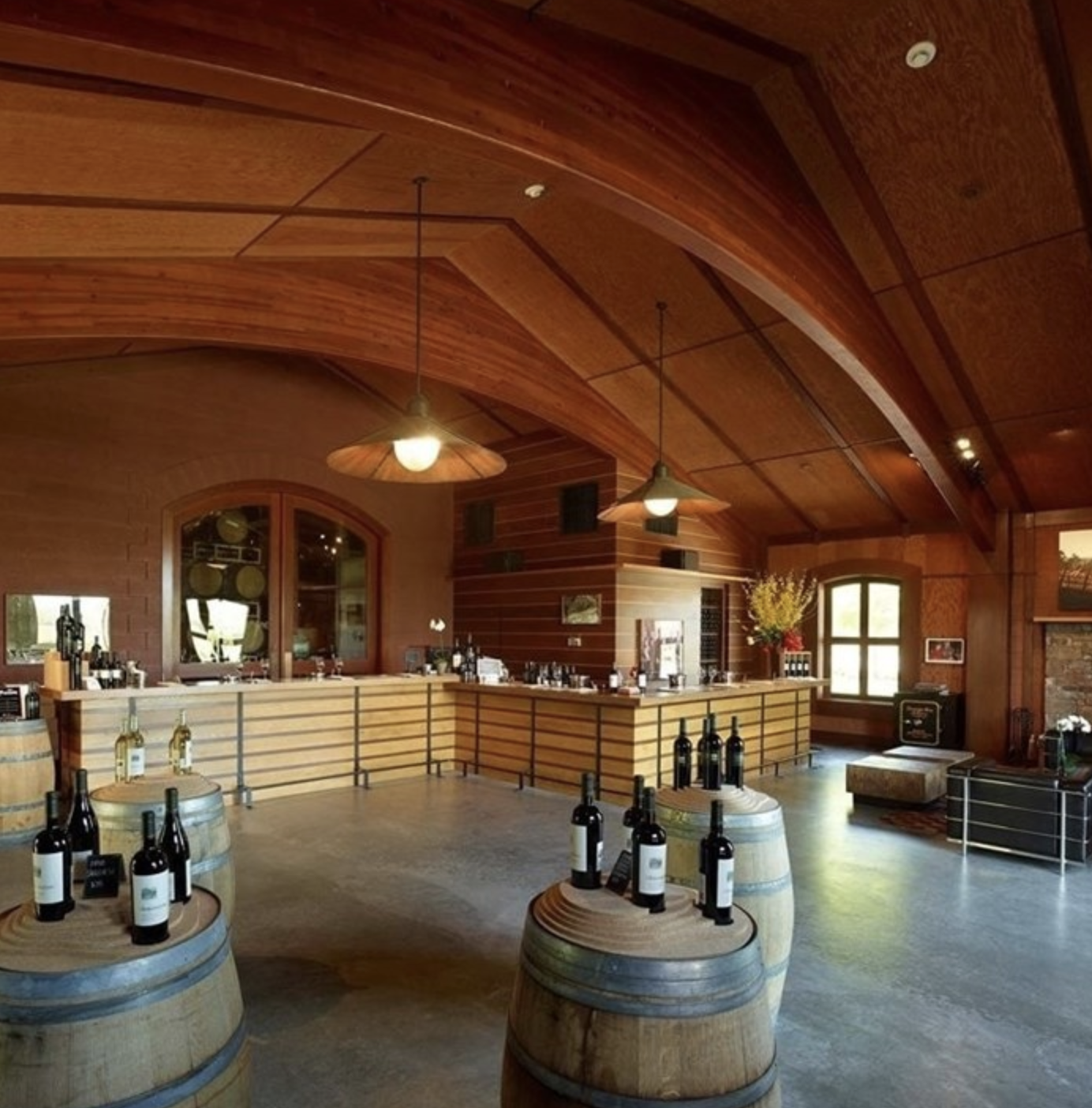 Tasting room at Pestoni Family Estate Winery