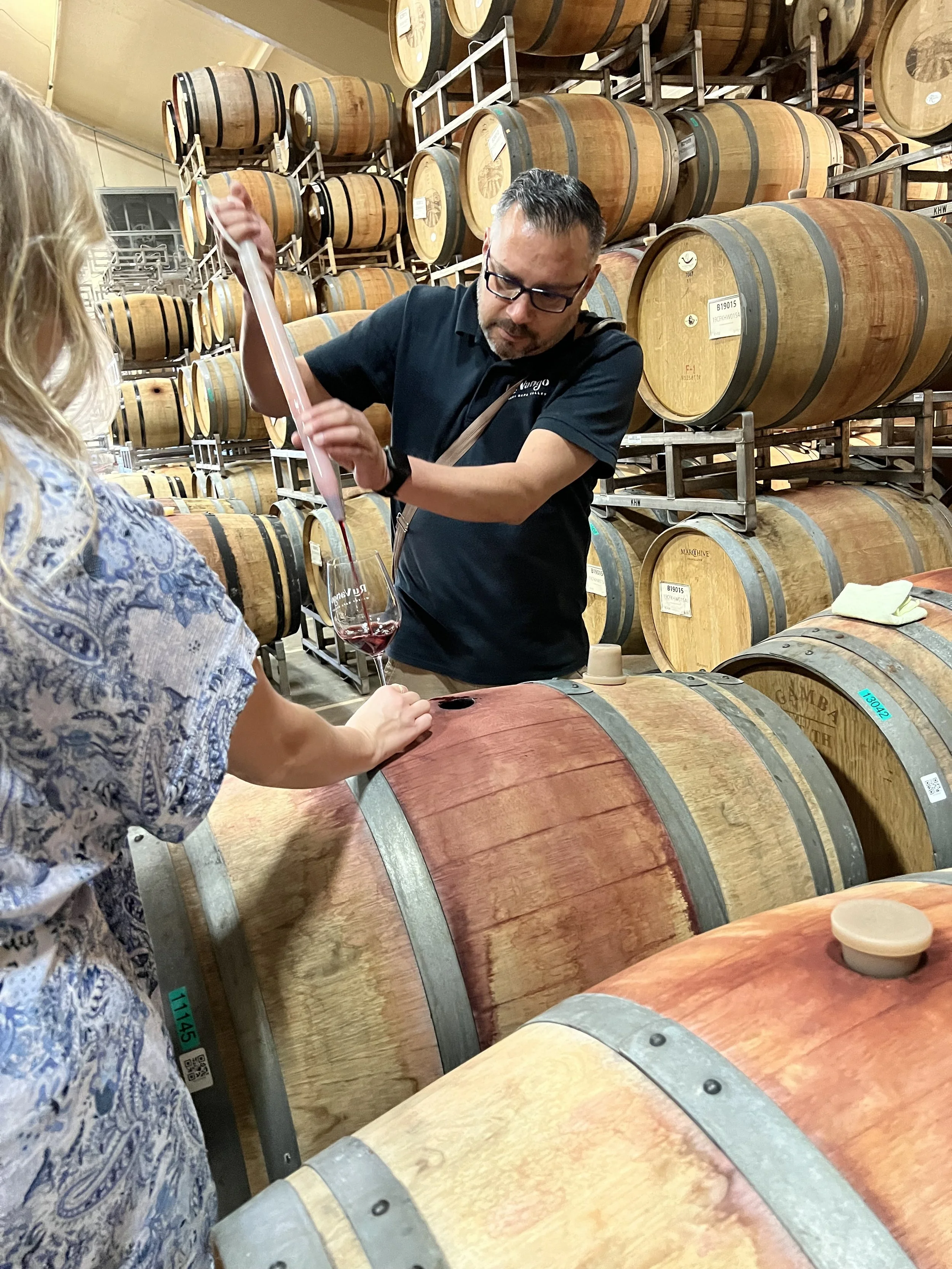 Napa Barrel Tasting RuVango Winery