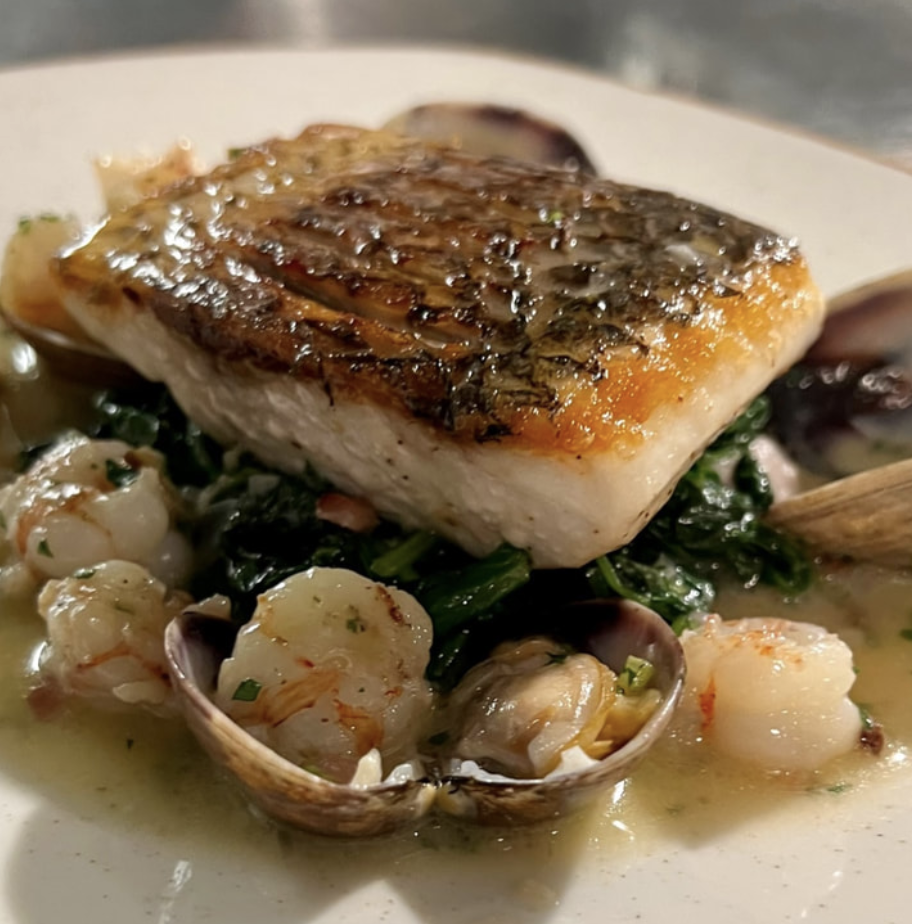 Fish at Lovina Restaurant in Calistoga