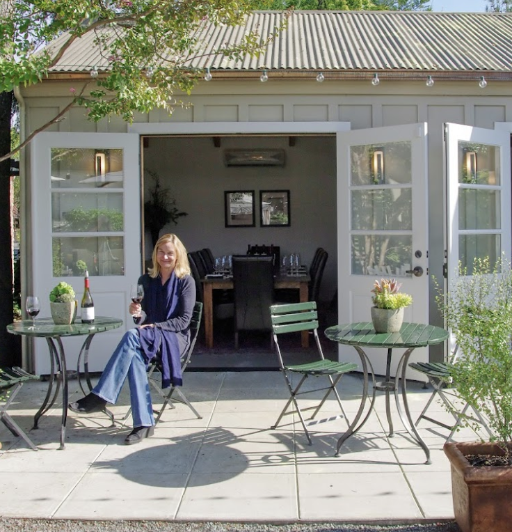 Cute shed at Elizabeth Spencer Winery in Napa